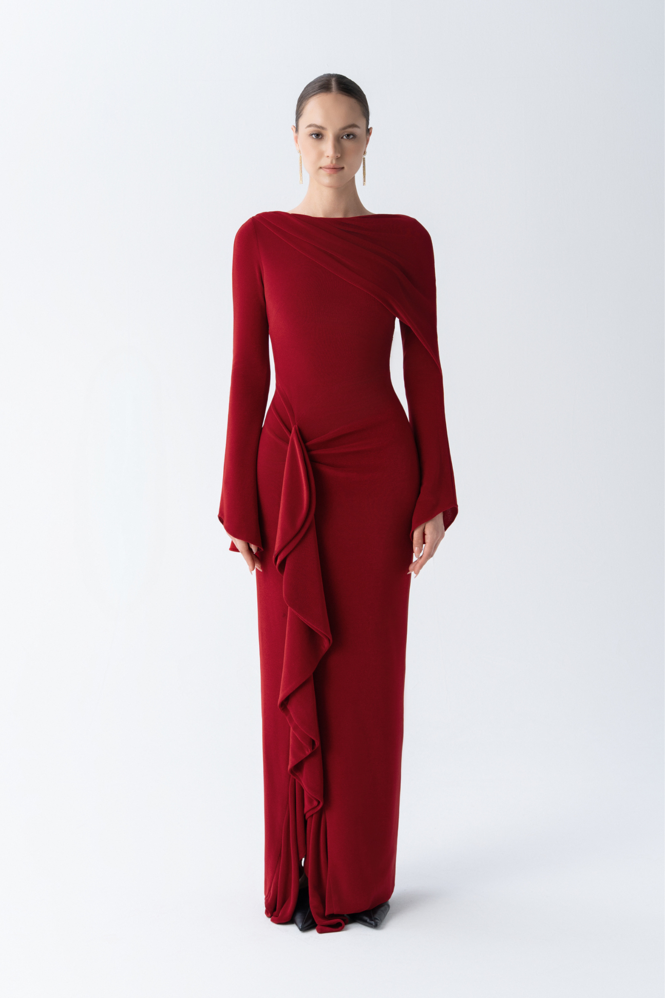 Starlit Ruffle Gown