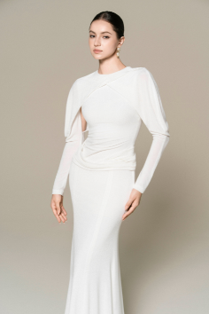 Ethereal Crossover Gown
