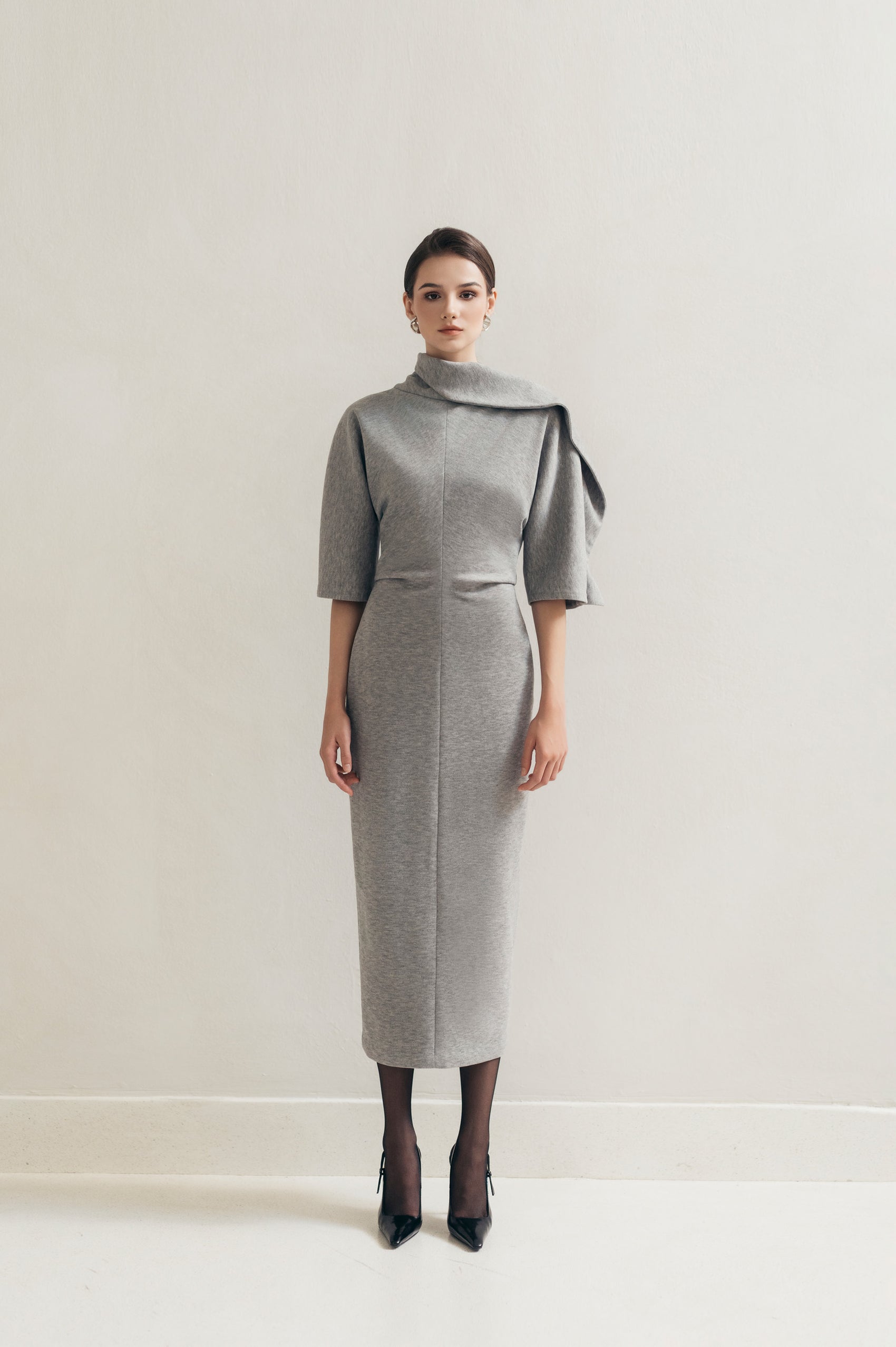 Grey Wrap Dress image 0