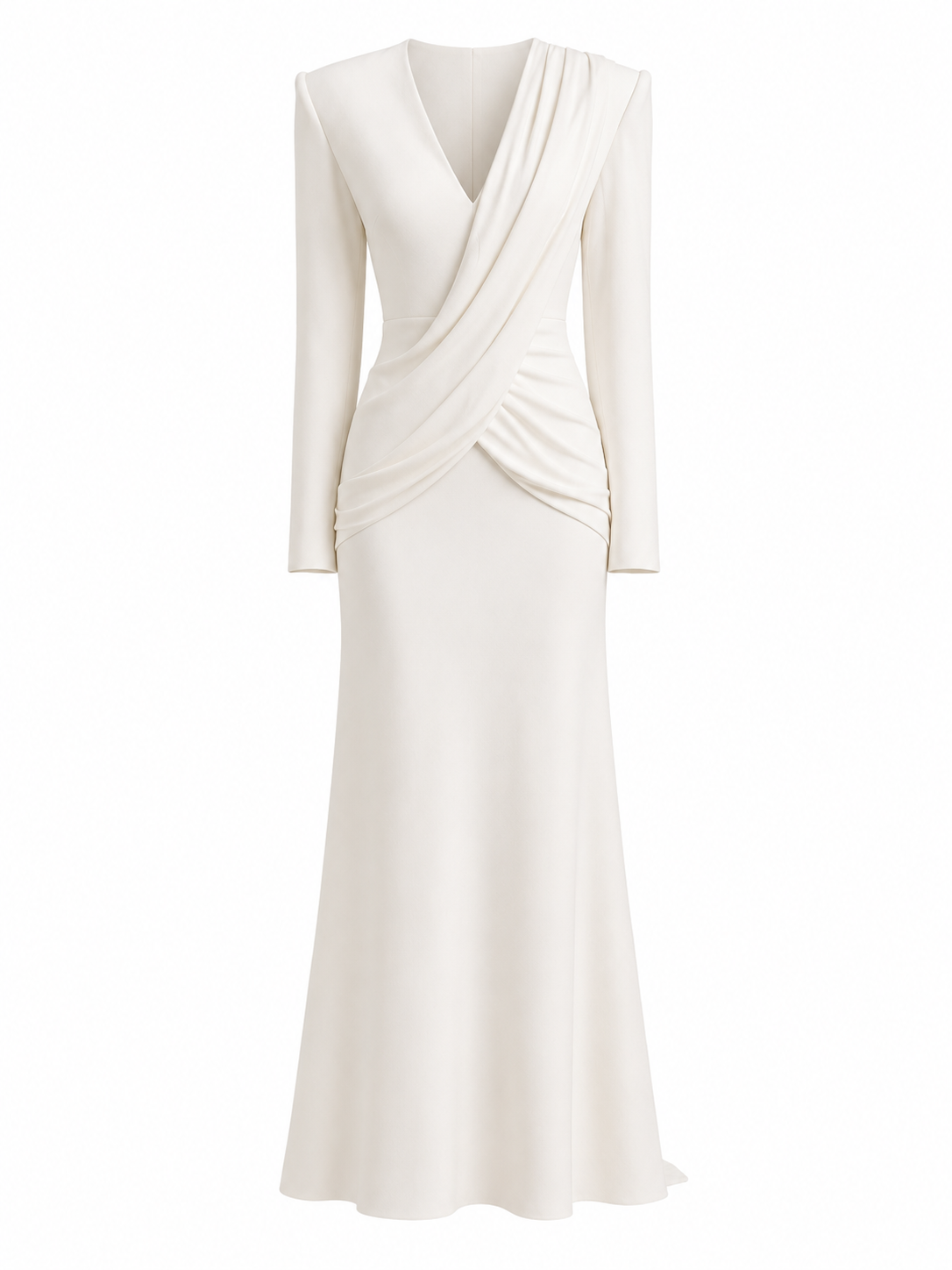 Vest Grace Gown in Light Cream