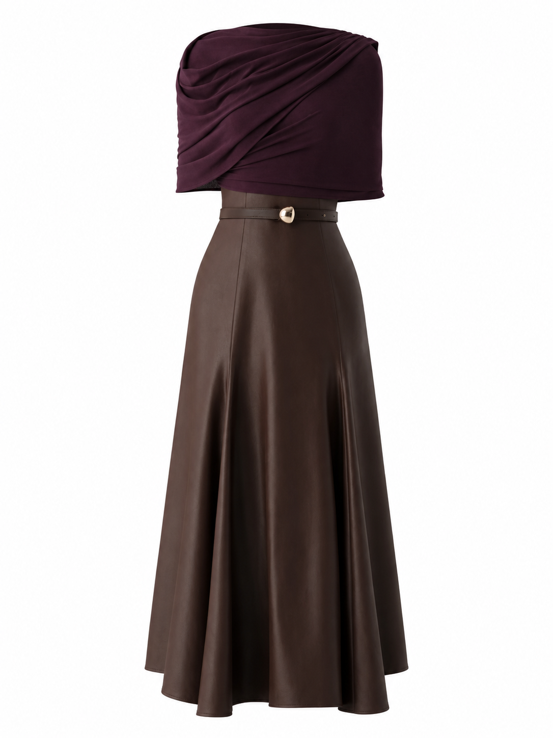 Bordeaux Flow Dress