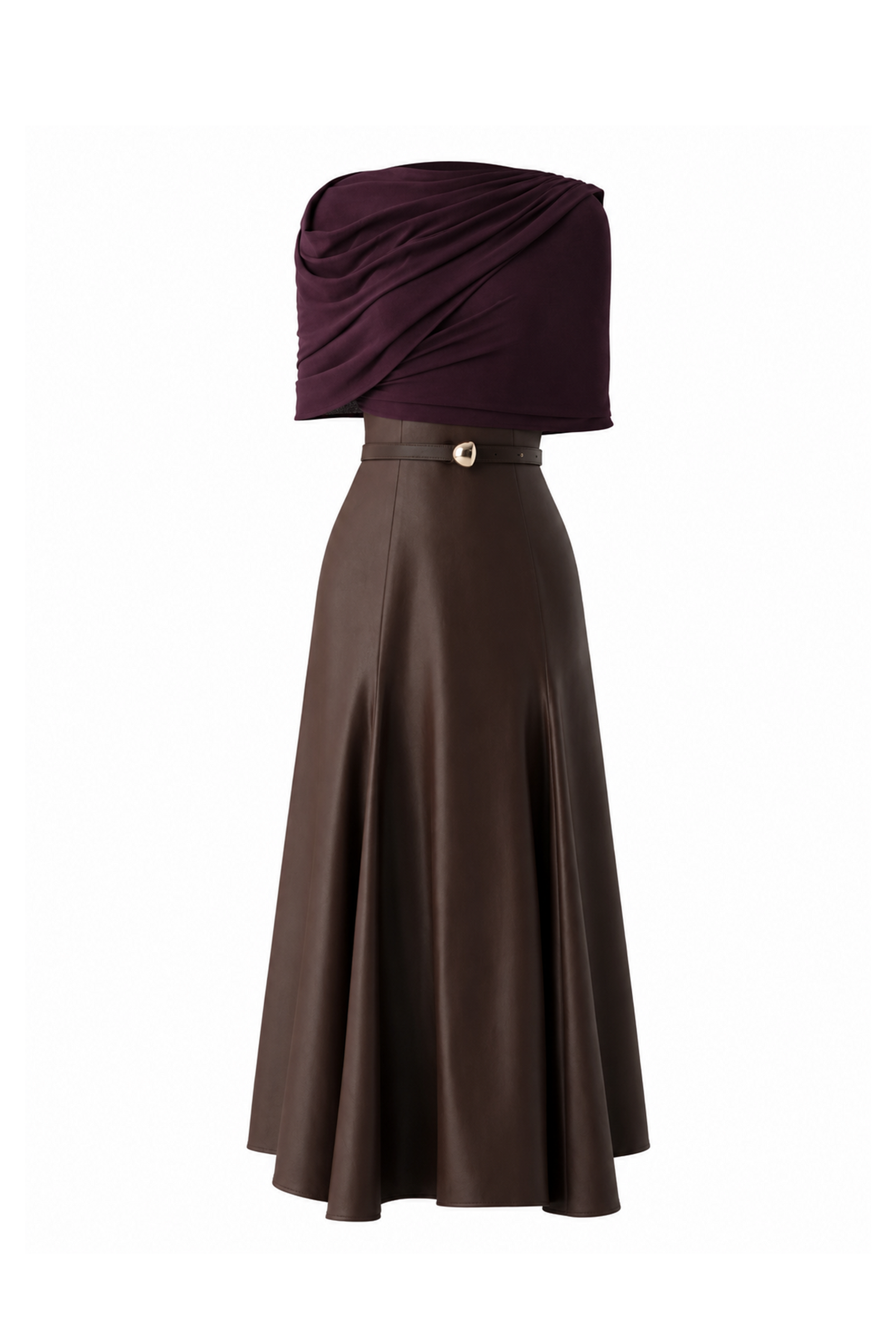 Bordeaux Flow Dress