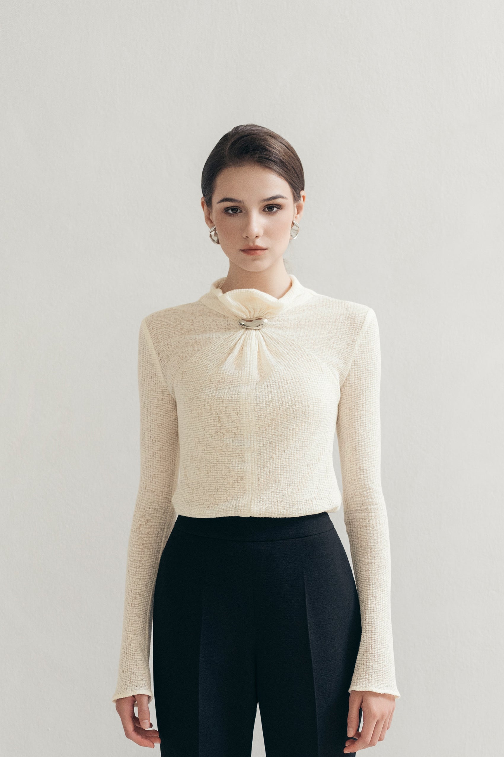 Ivory Knot Sweater image 2