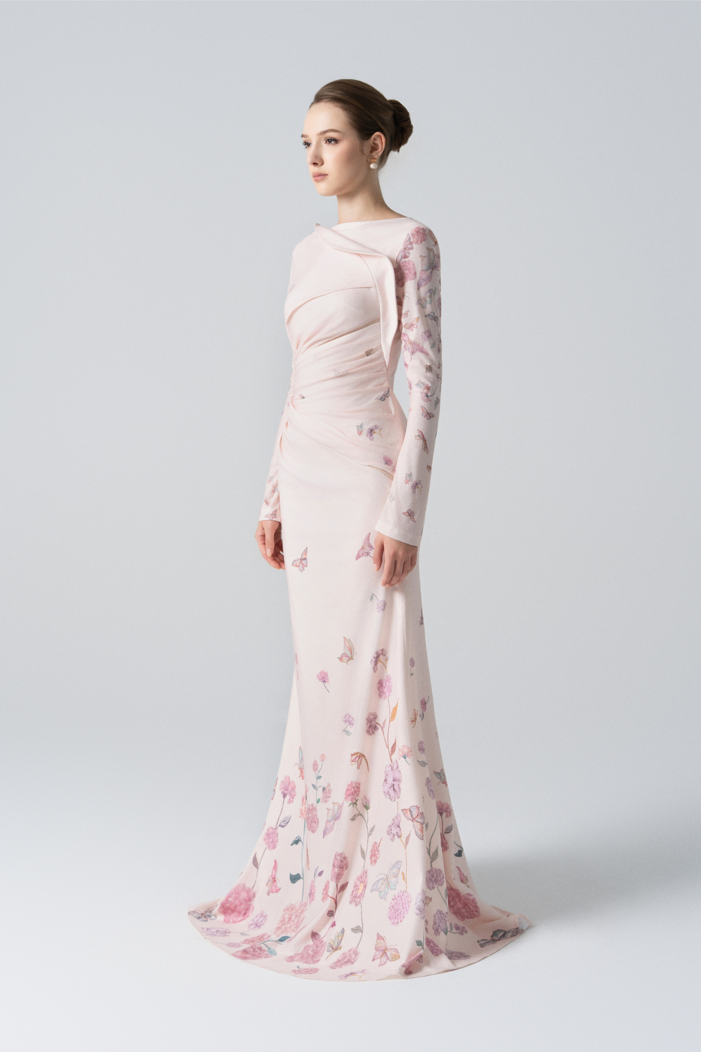 Morning Mist Fishtail Dress