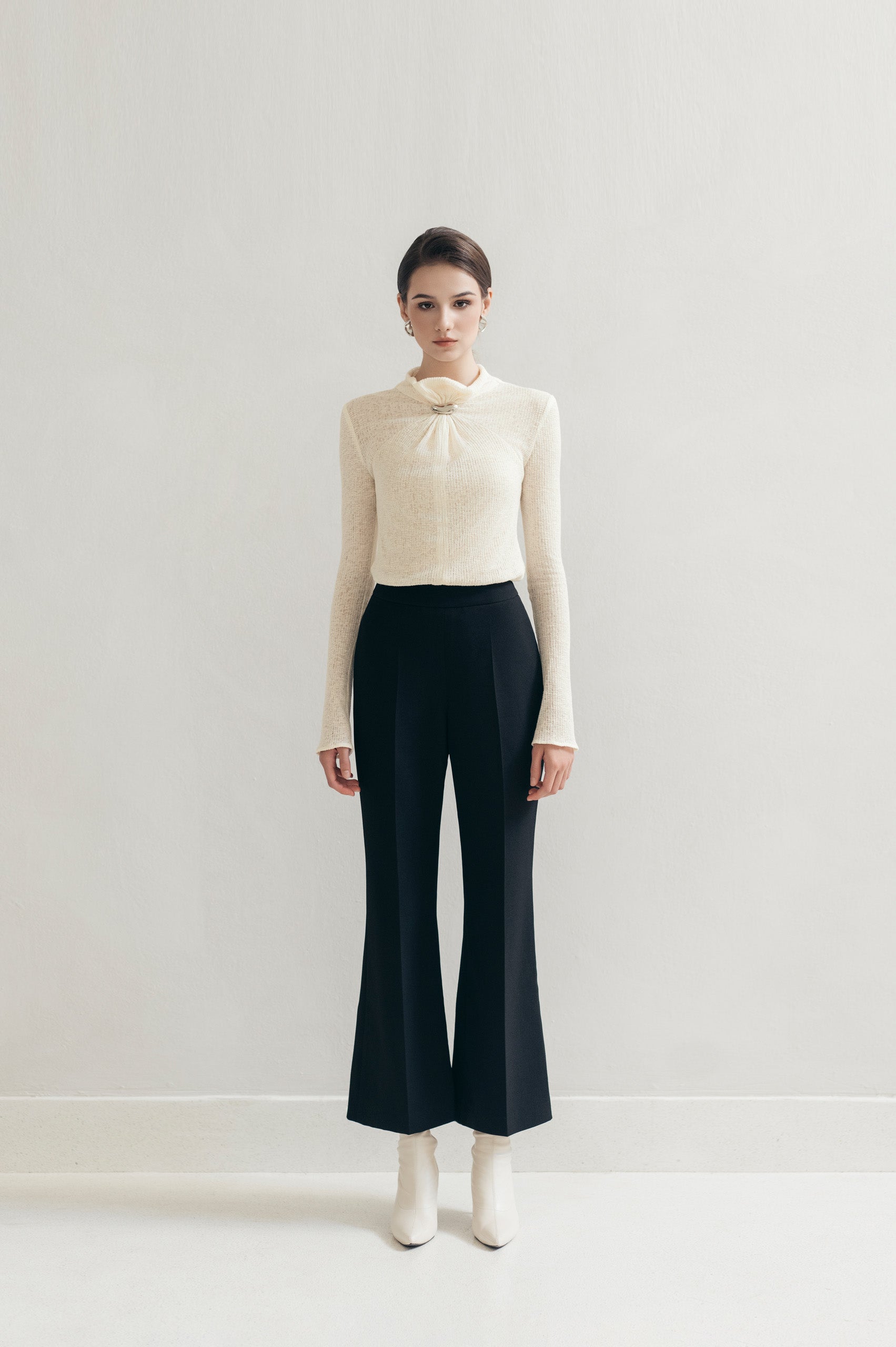 Black Fit Trousers image 1