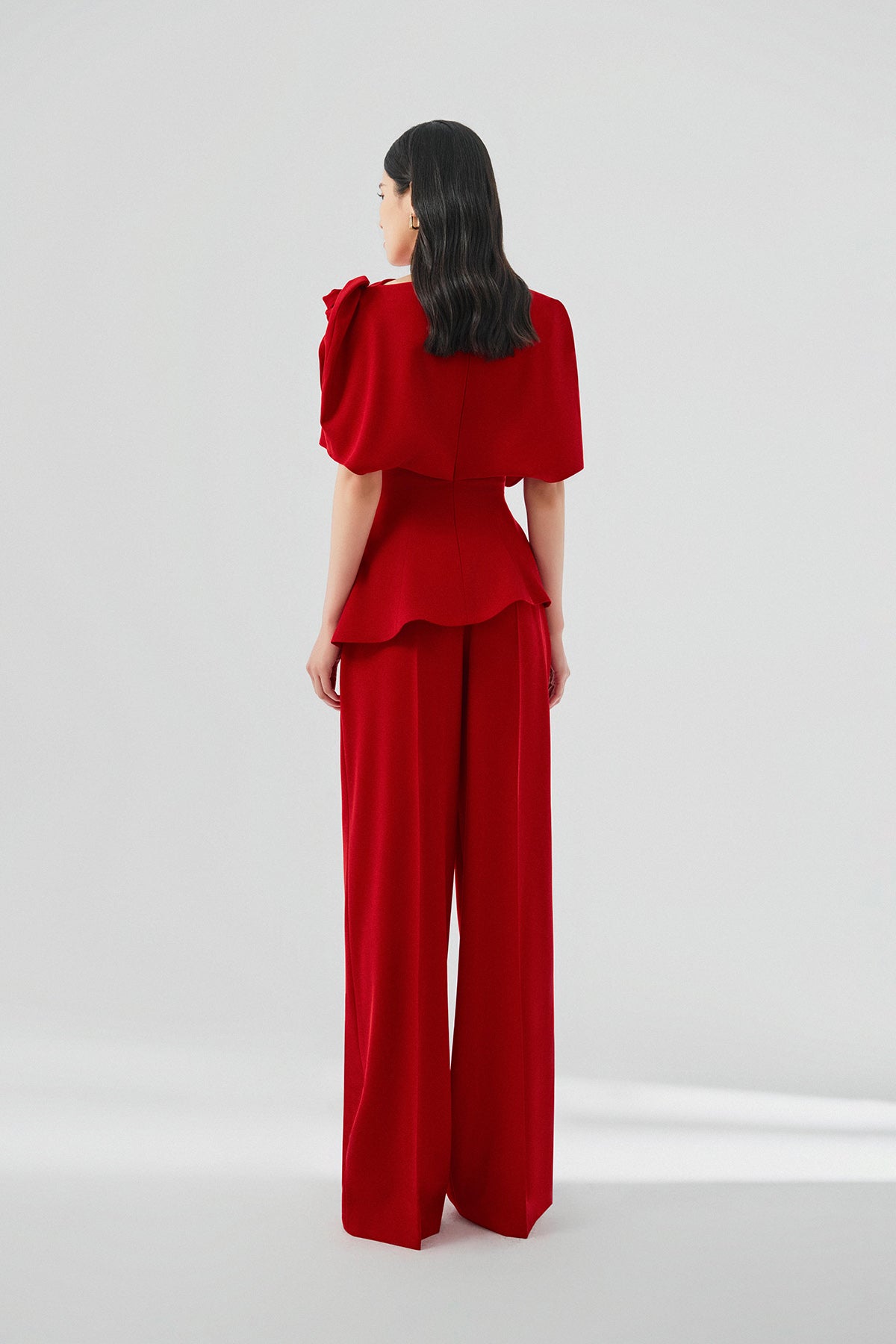 Ellie Peplum Set Design with Trousers