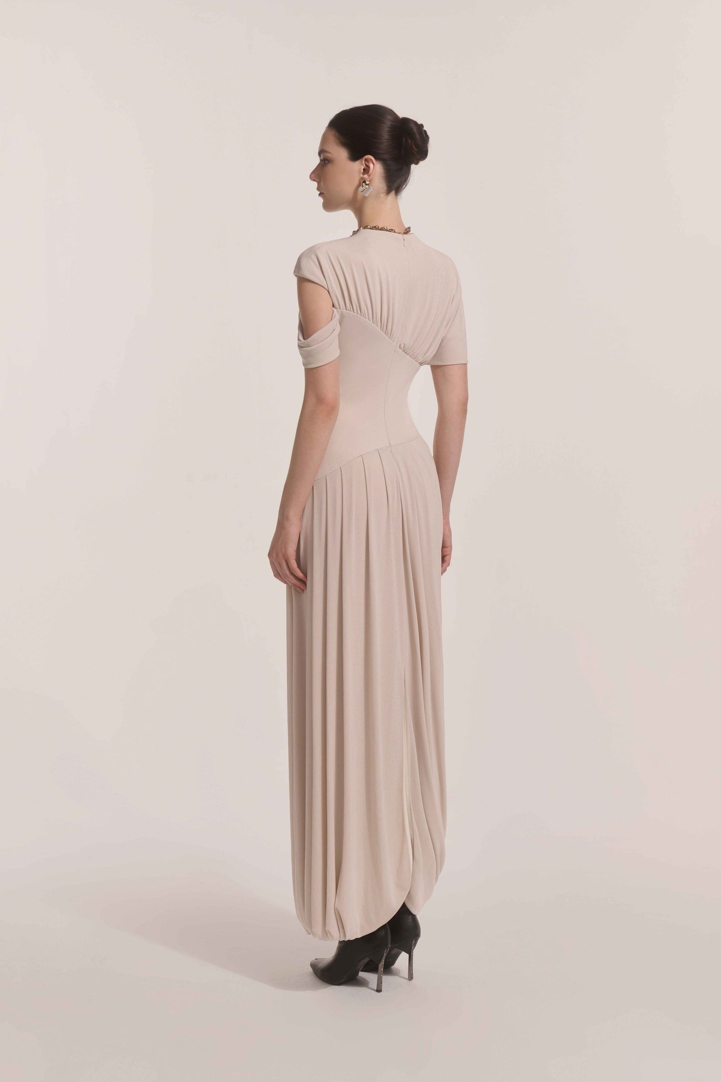 Eris Corset Dress in Coconut Cream image 1