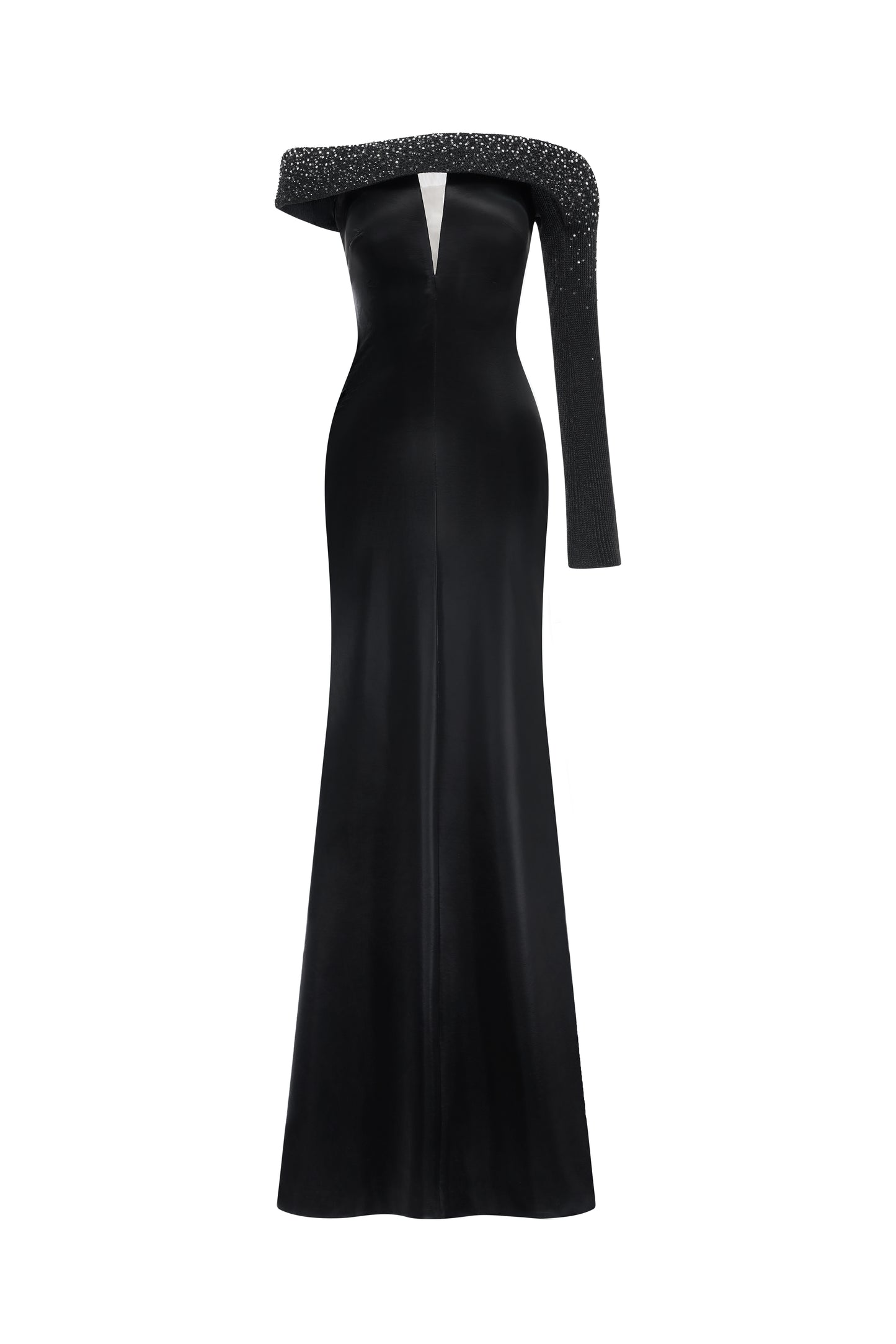 Asymmetric Mermaid Evening Gown