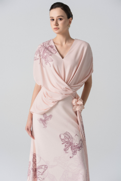 Amethyst Glow Fishtail Dress