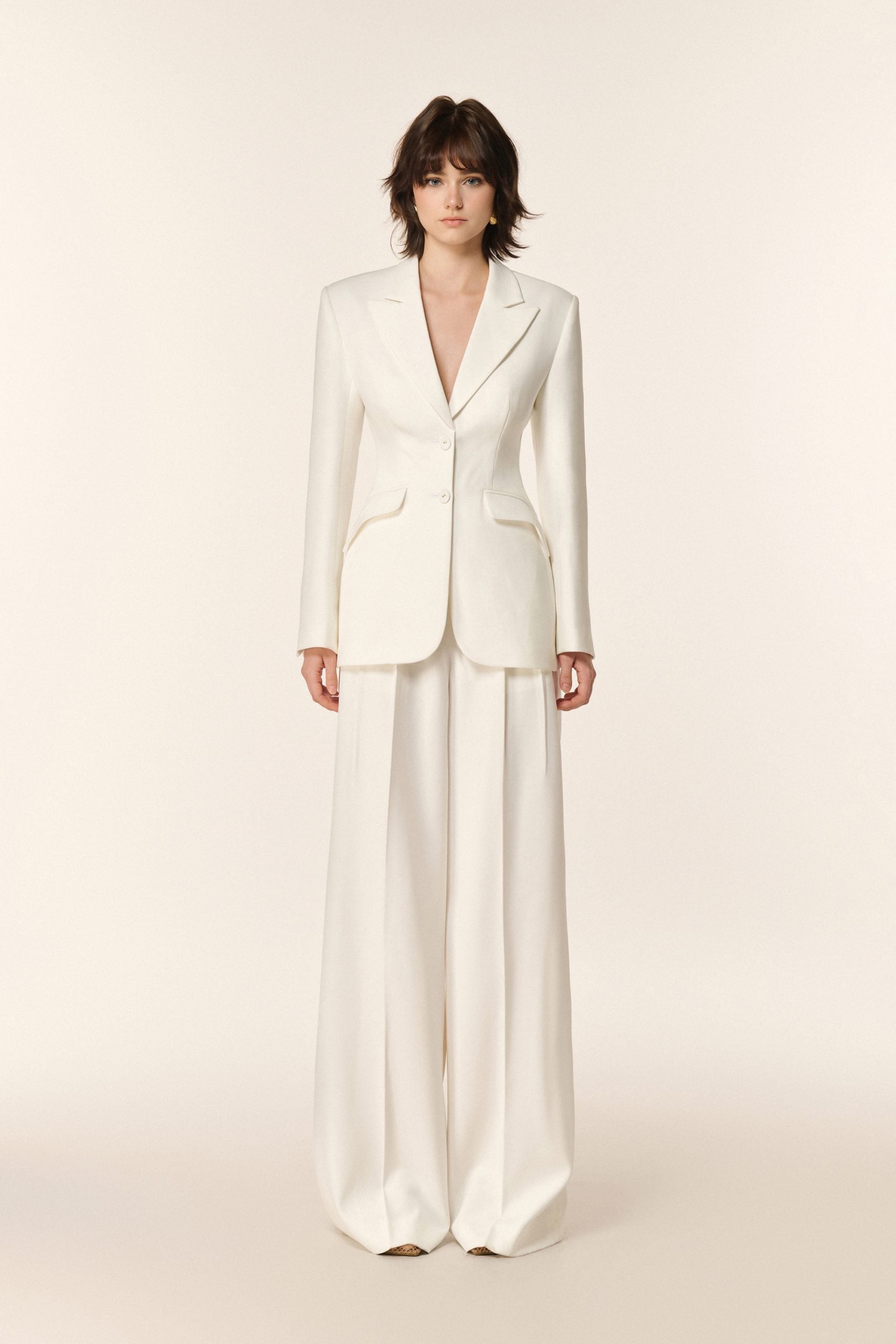 Classic Blazer in White image 0