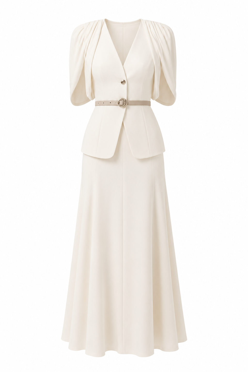 Veil Fold Set Design with Skirt
