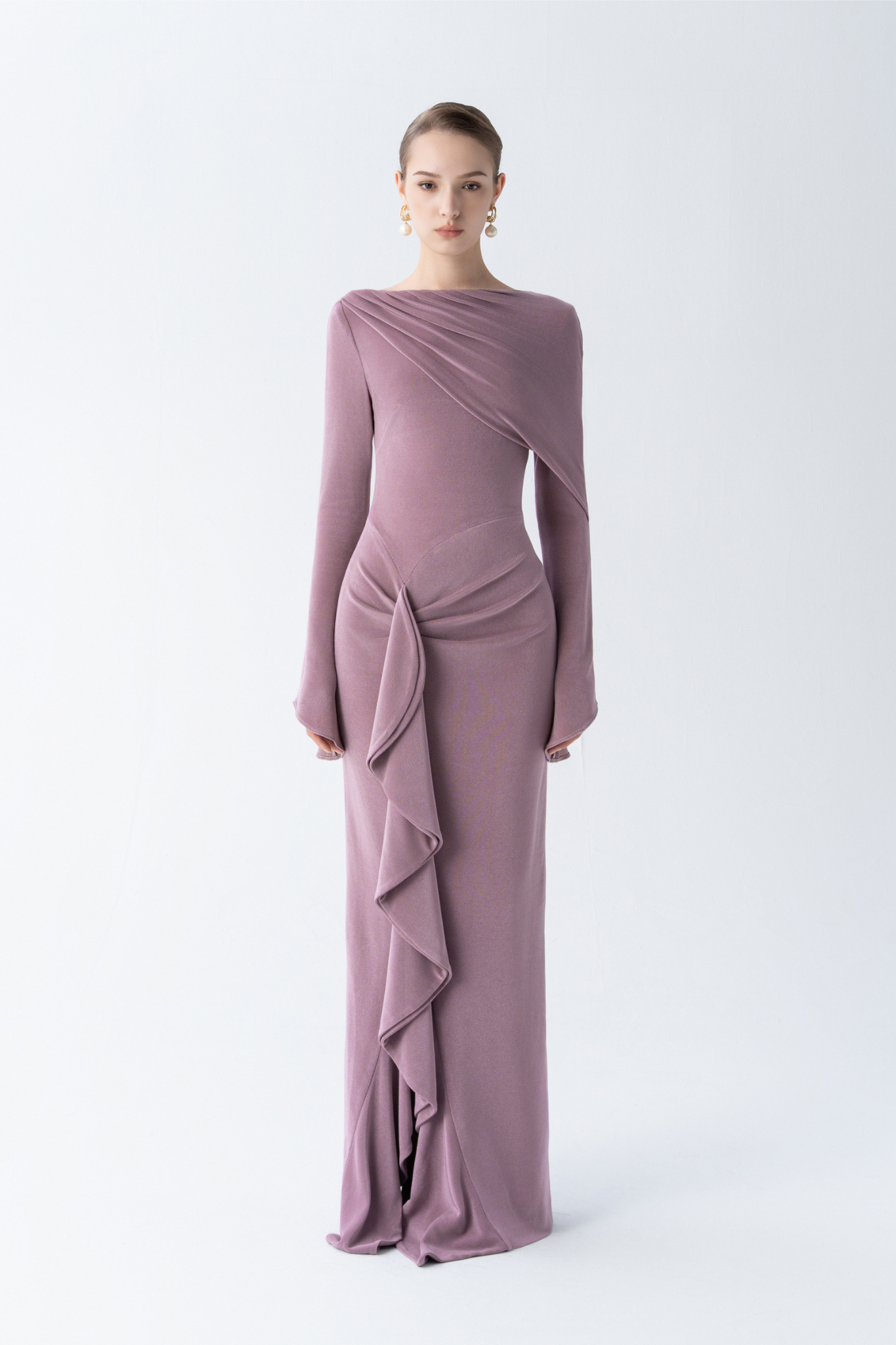 Starlit Ruffle Gown