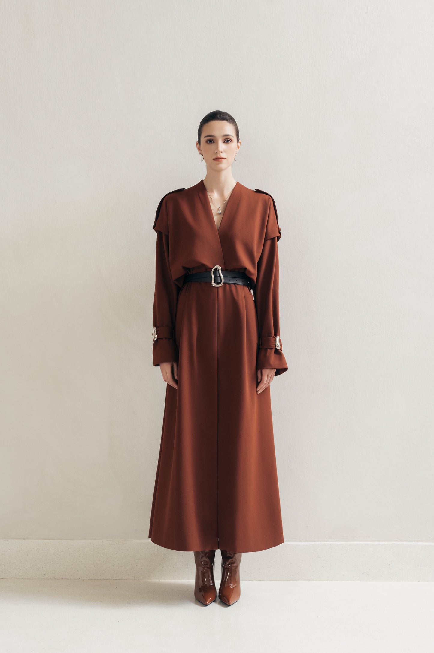 Orange Charm Trench image 0