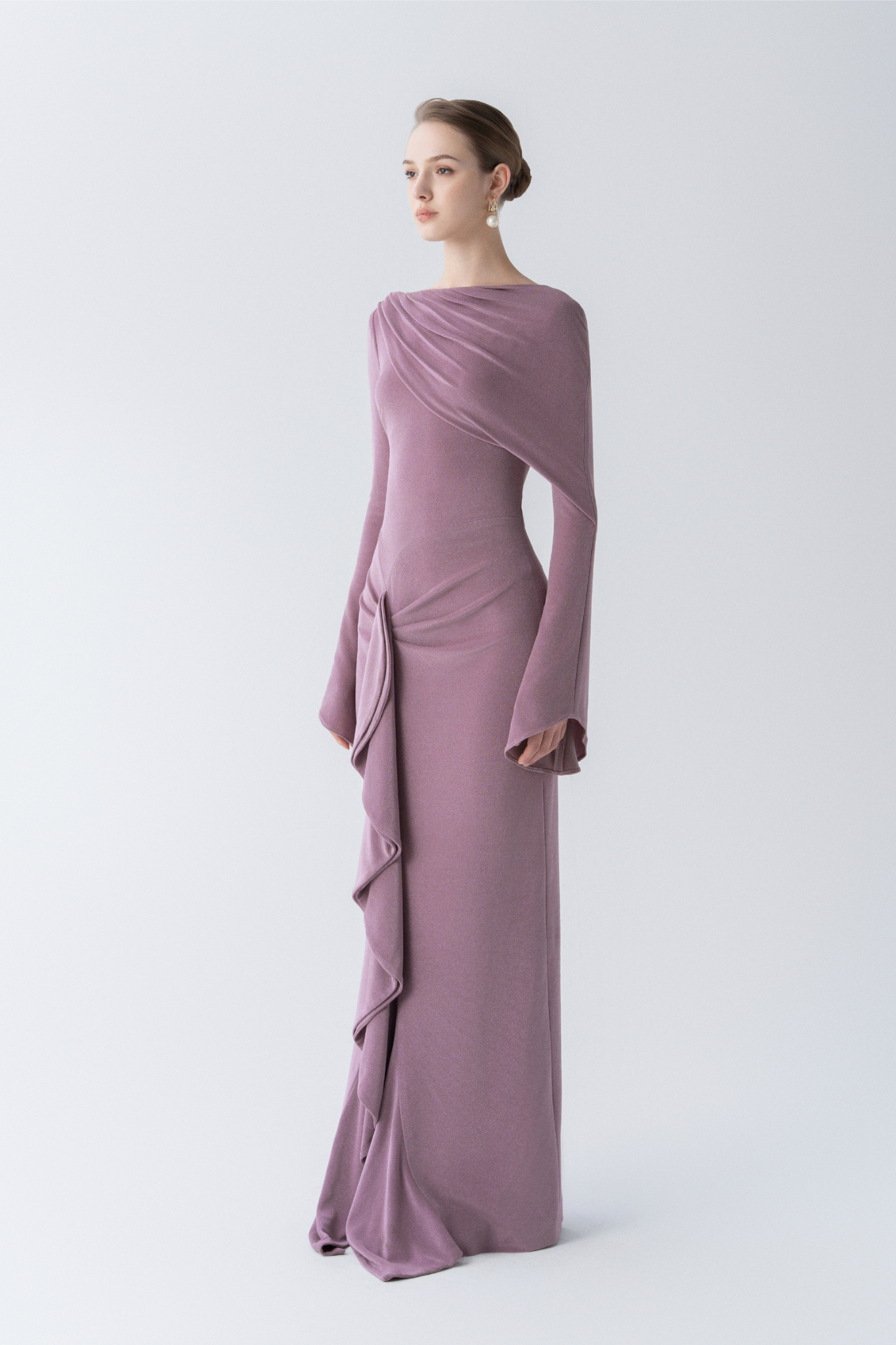 Starlit Ruffle Gown