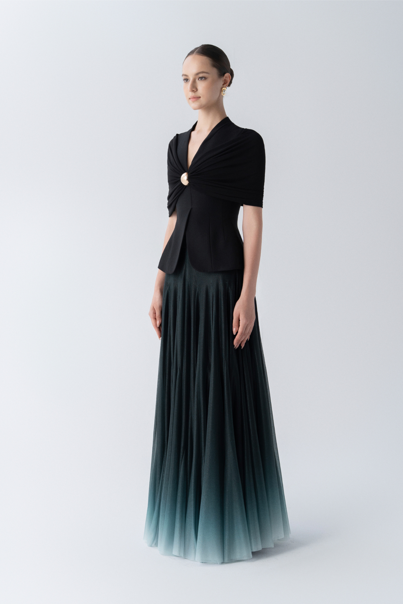 Halo Peplum Set Design (Top x Skirt)