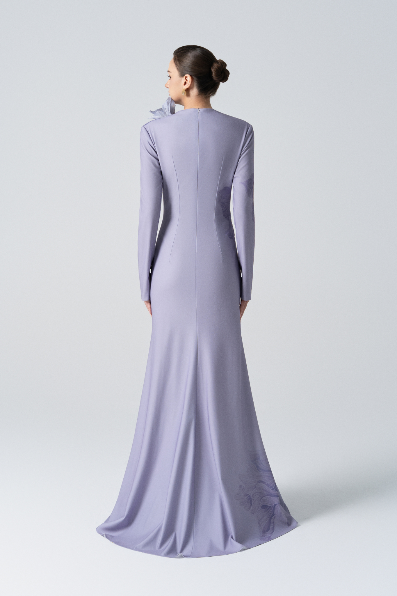 Blossom Drift Fishtail Gown