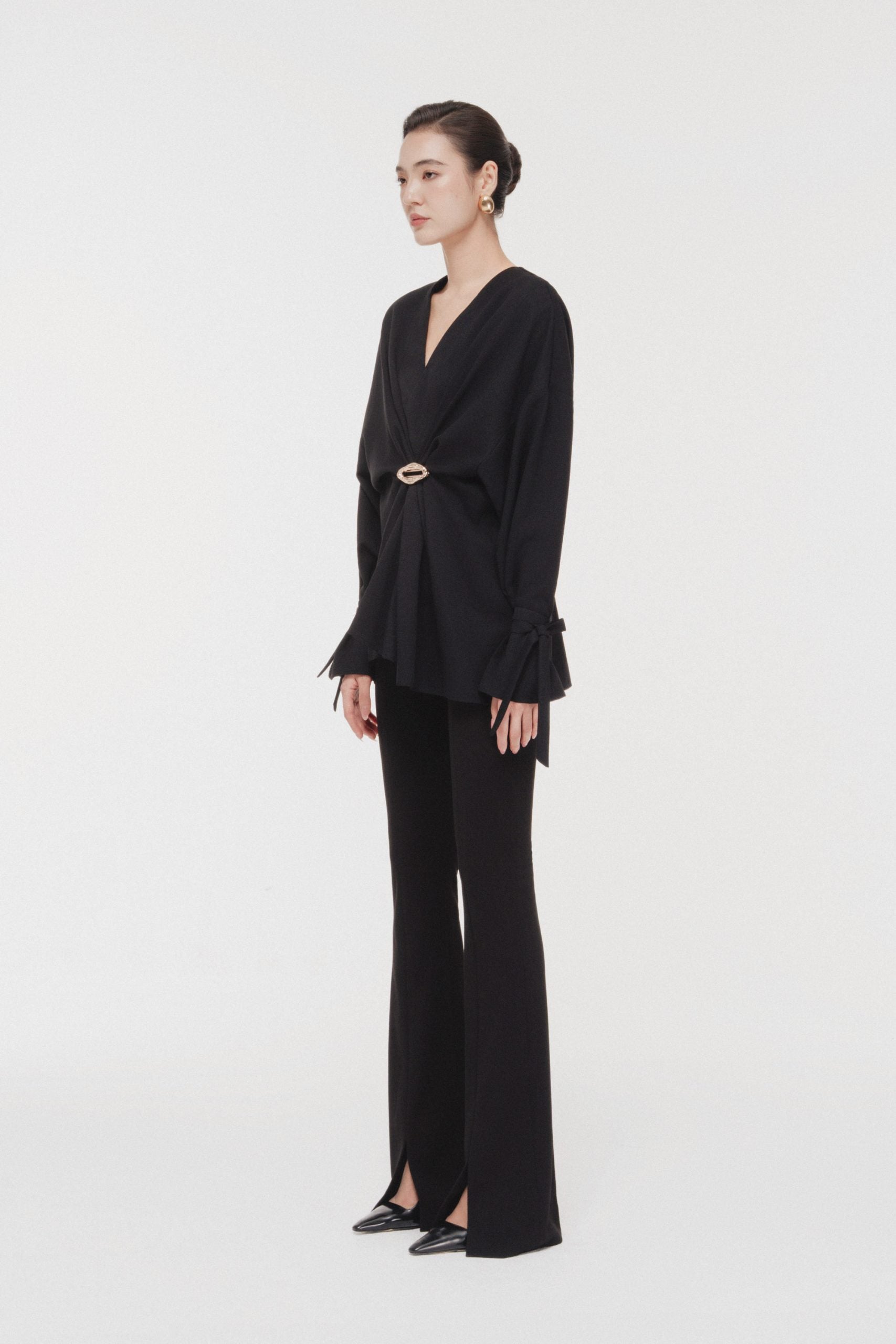 Ring-Gathered Draped Top Full Set image 1