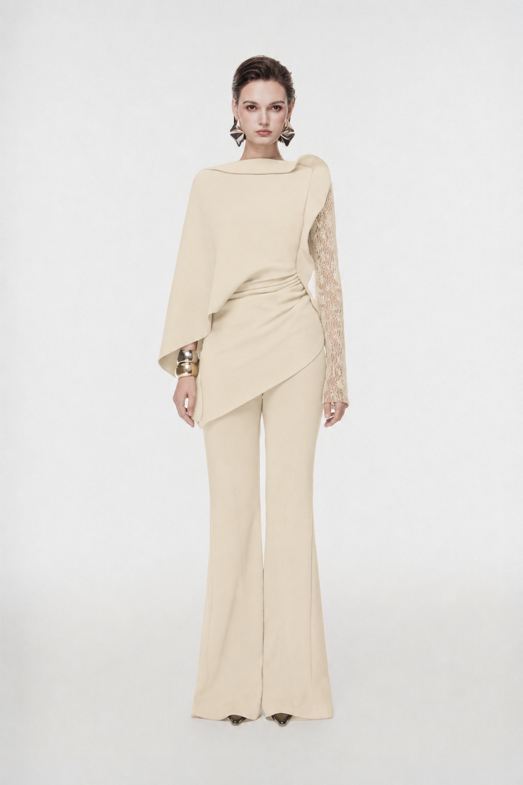 Floral Lace Couture Set