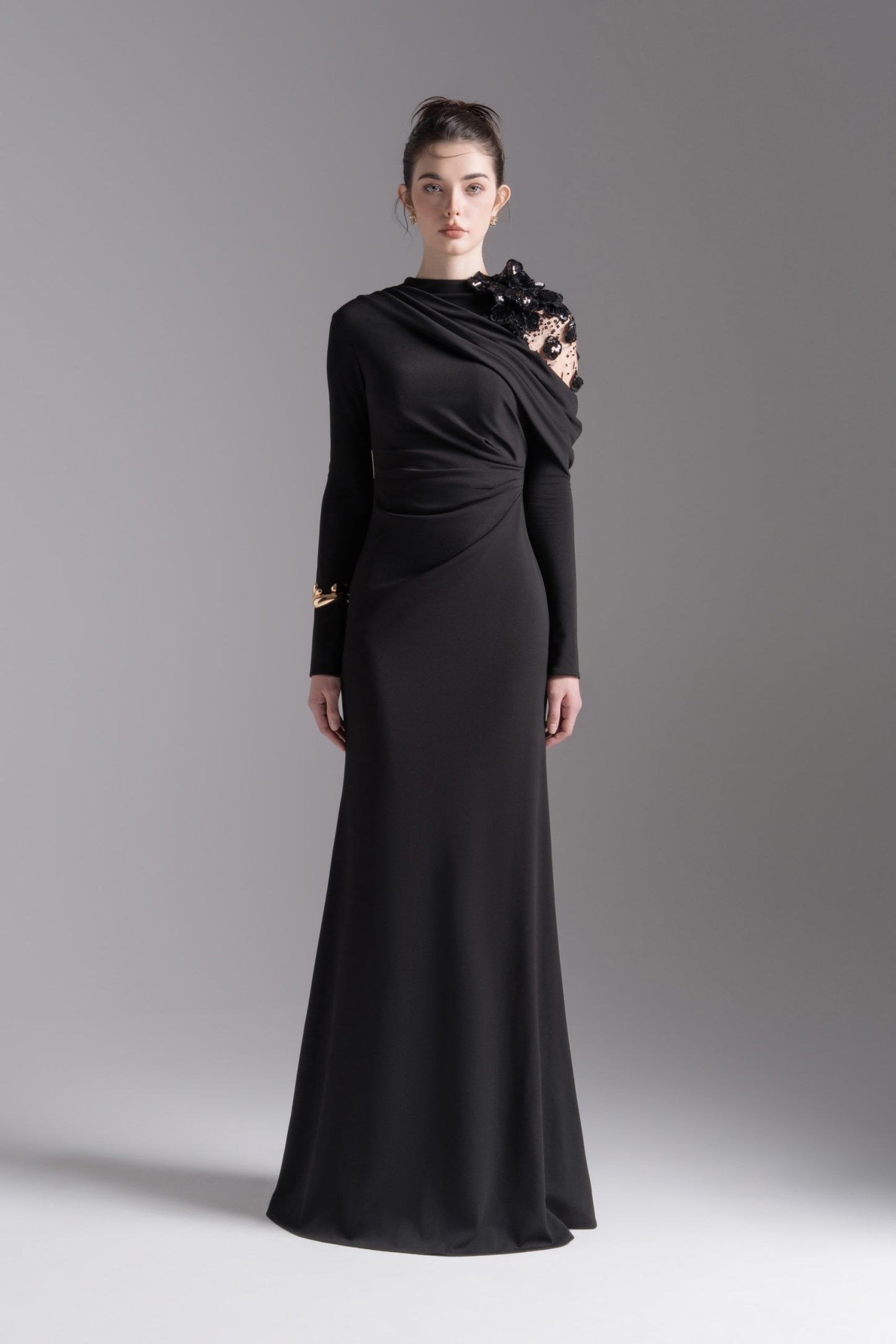 Lace Halo Midi