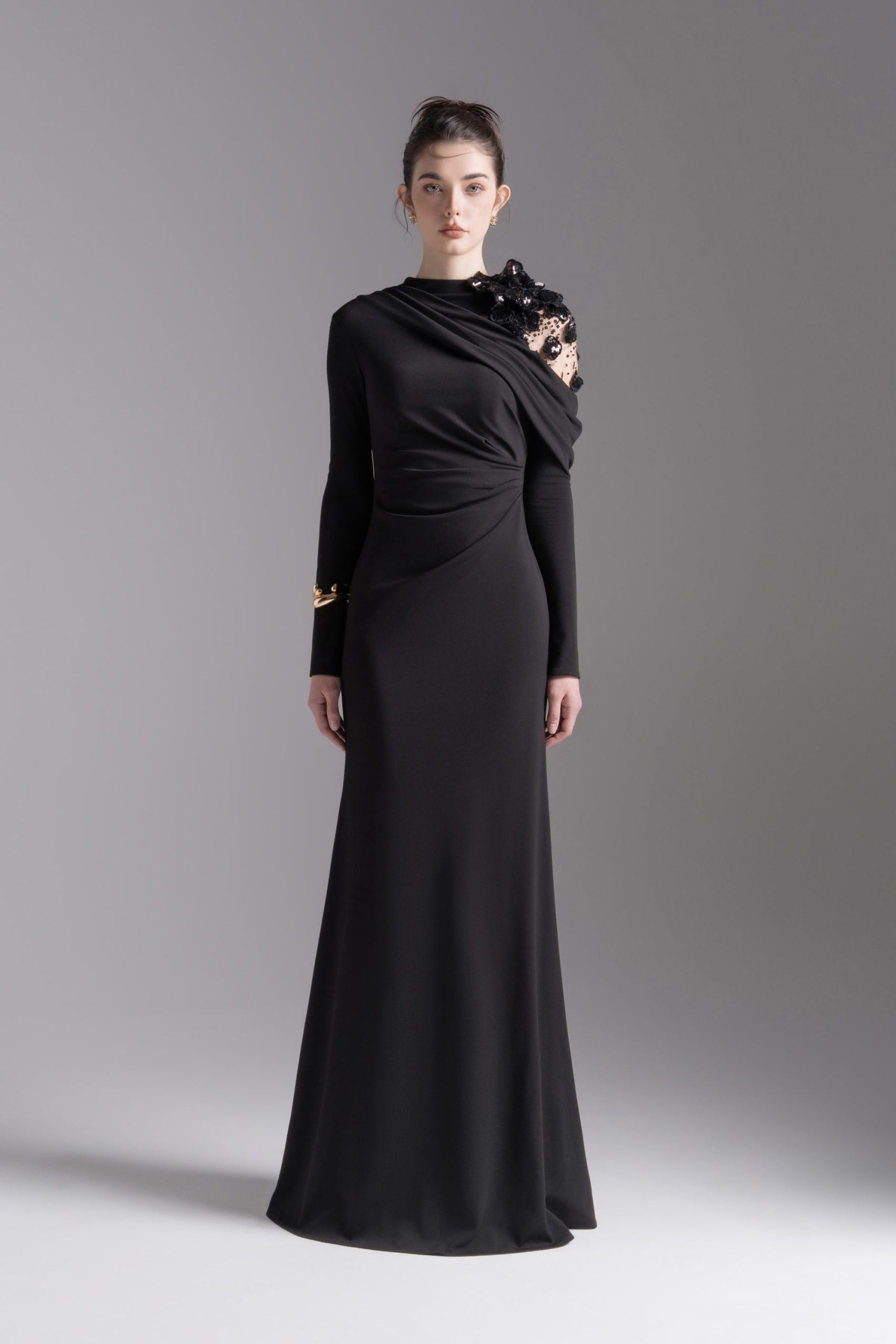 Lace Halo Midi