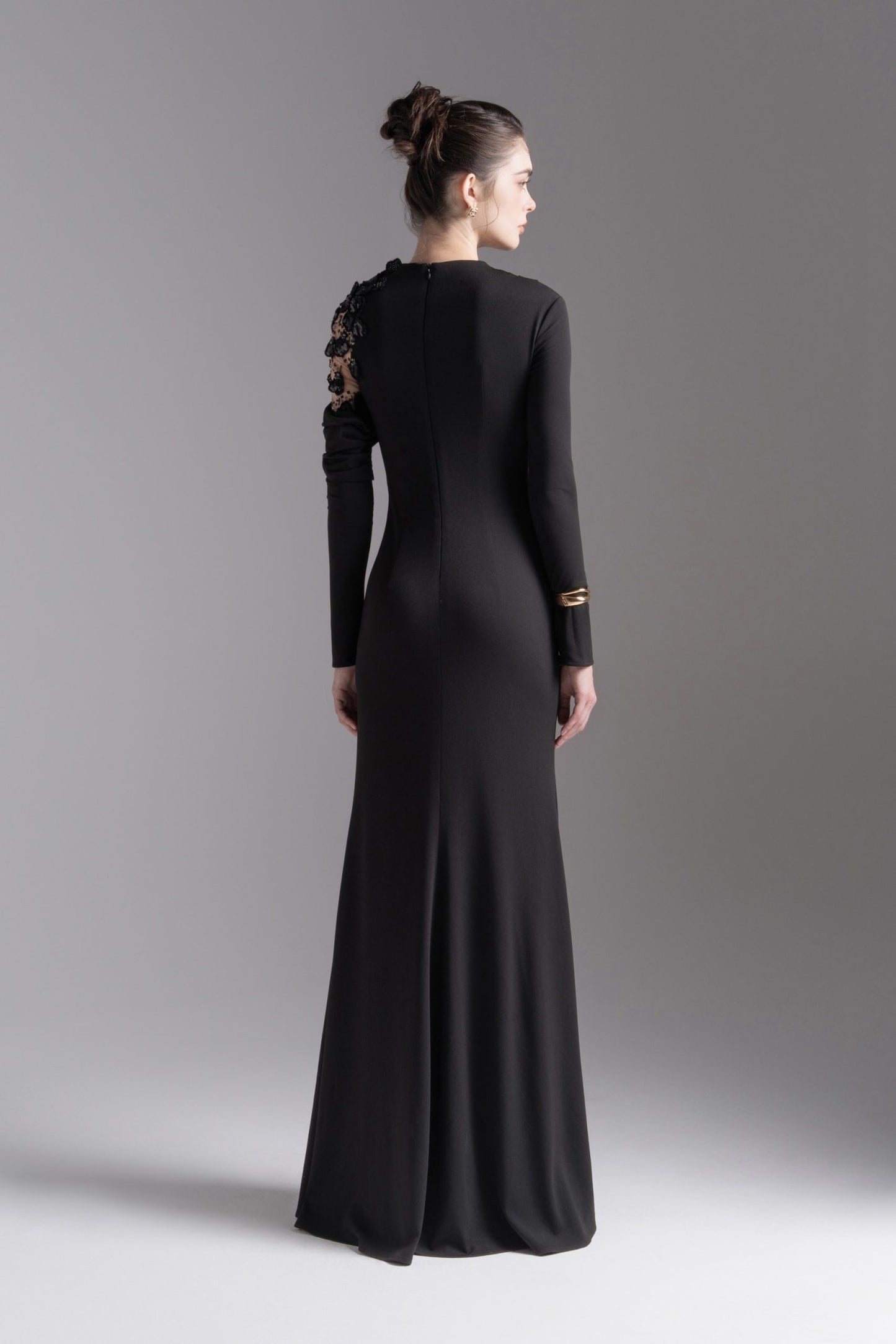 Lace Halo Midi