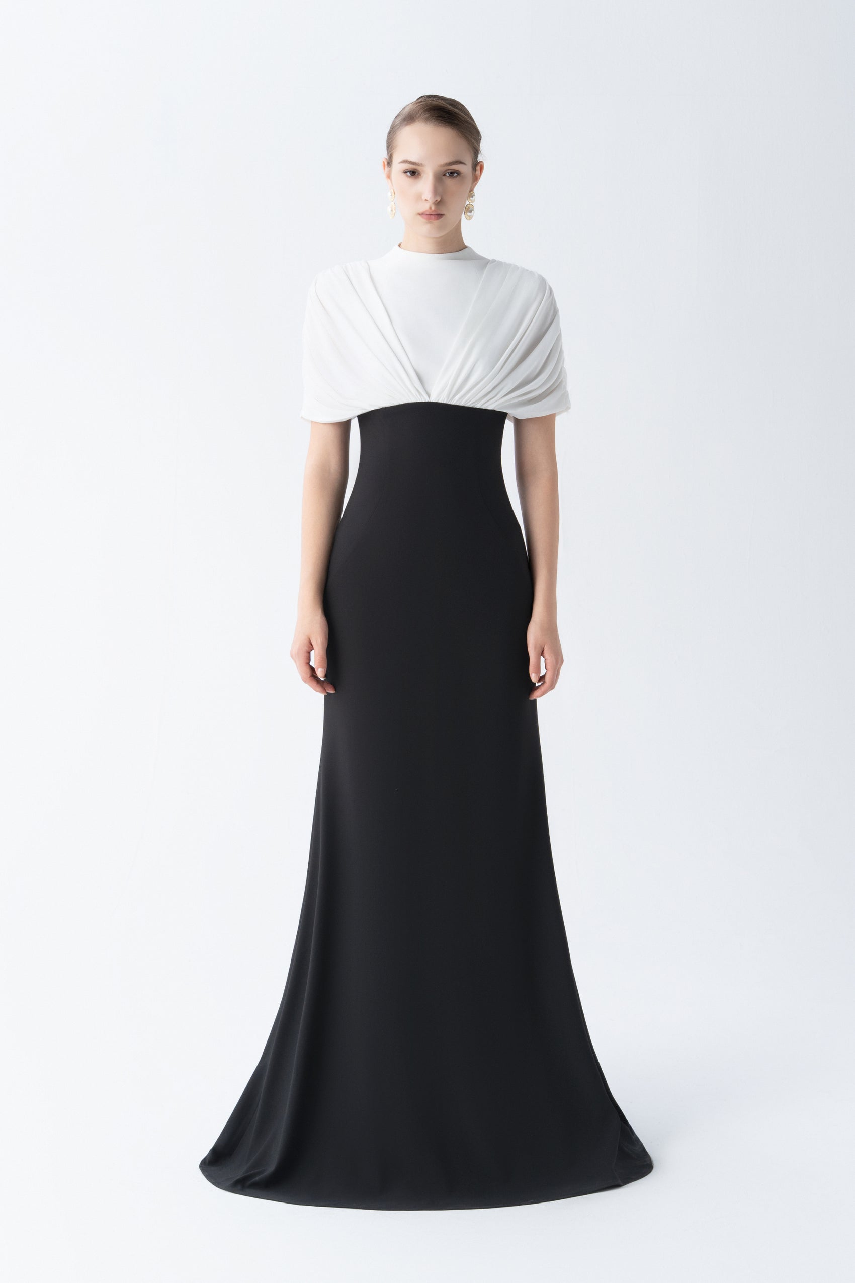 Nocturne Monochrome Gown