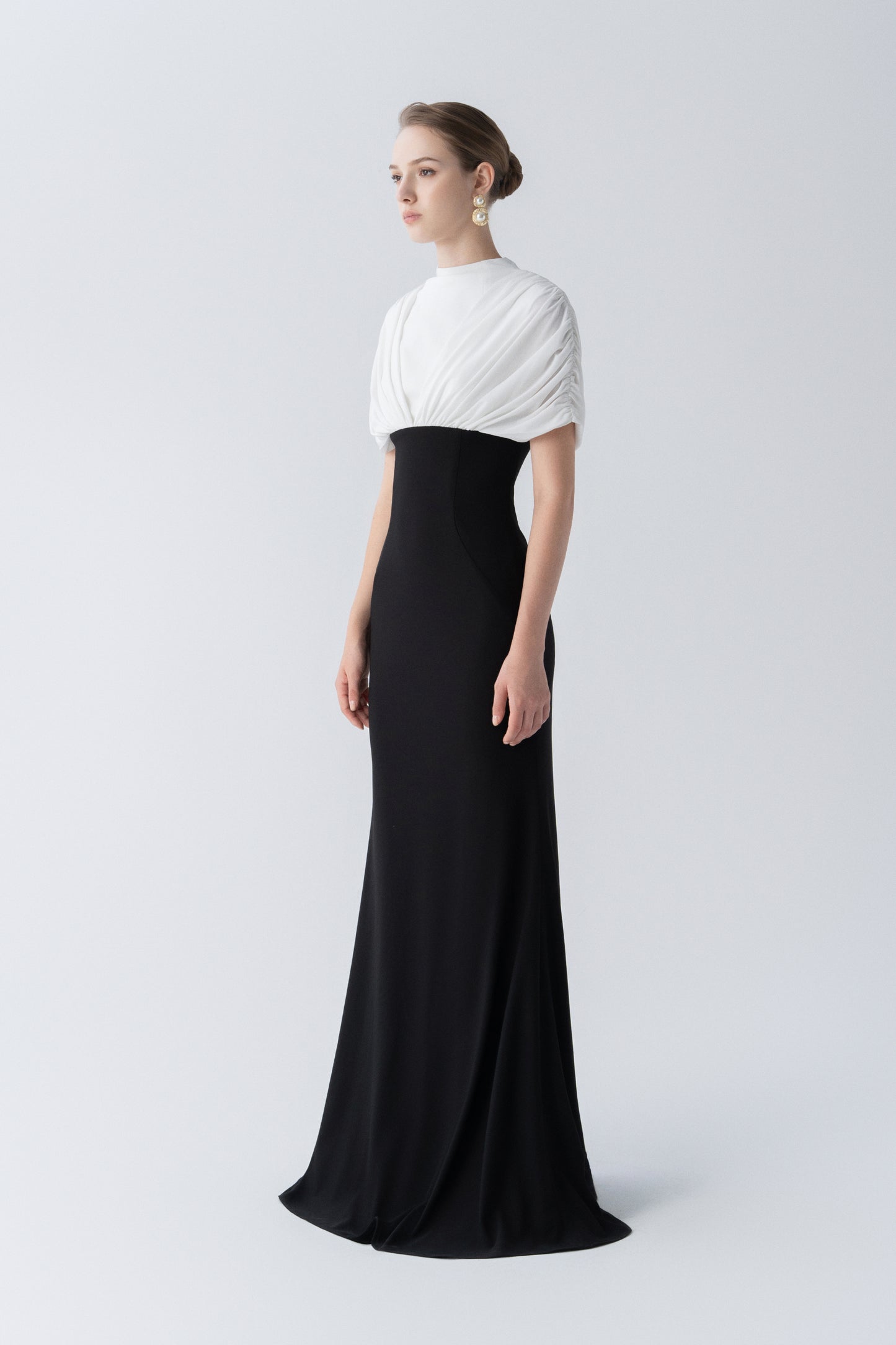 Nocturne Monochrome Gown