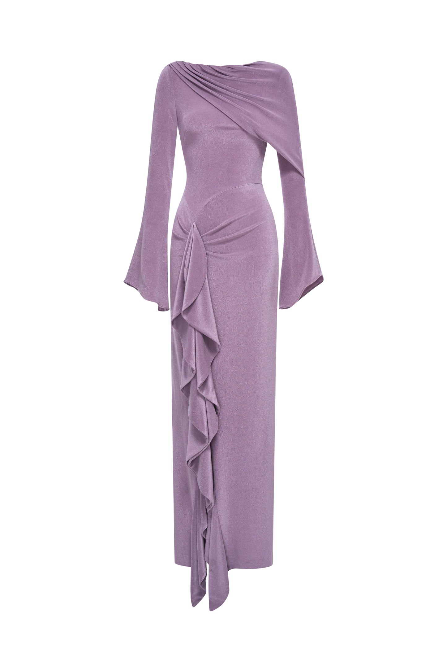 Starlit Ruffle Gown