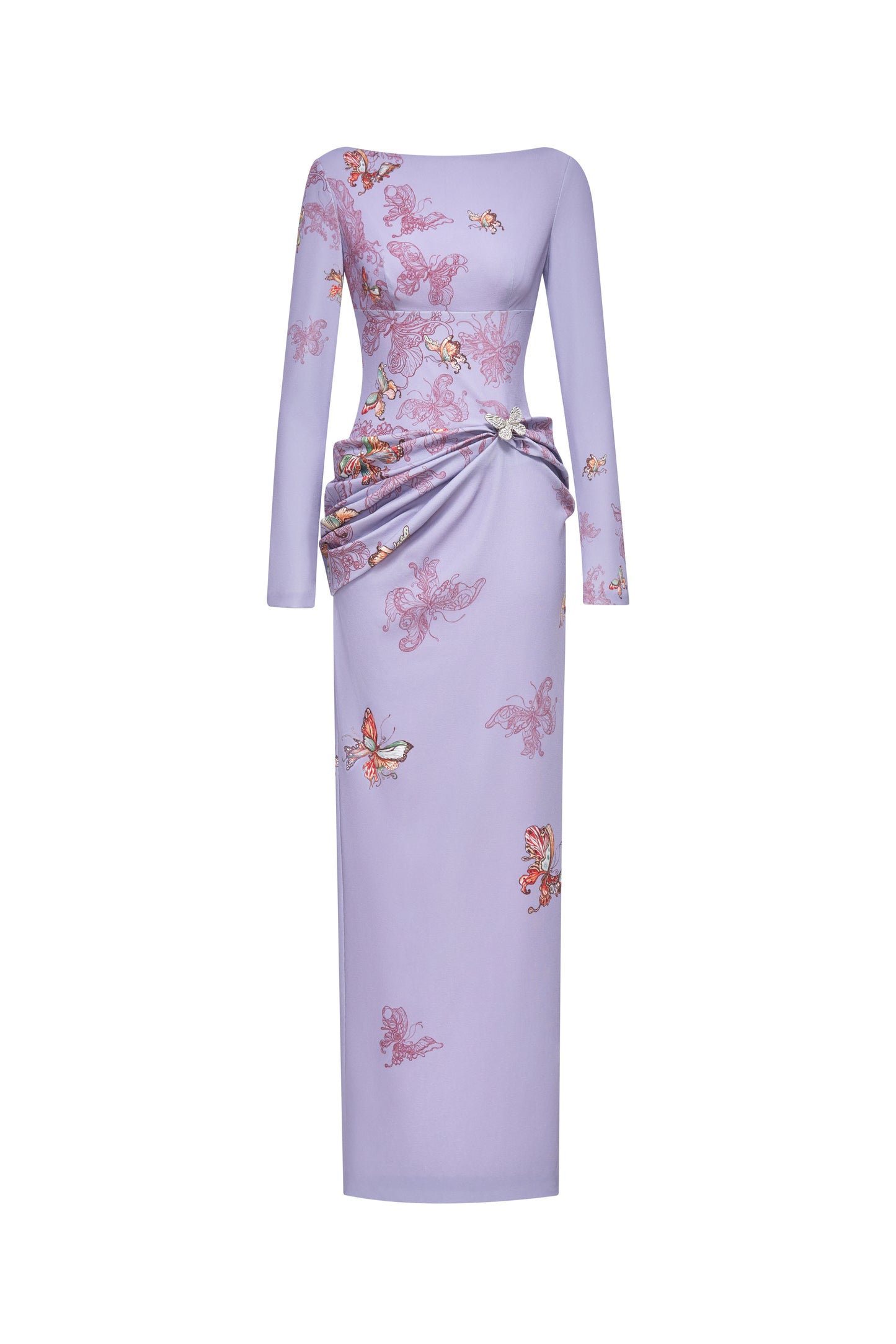 Butterfly Veil Pencil Dress