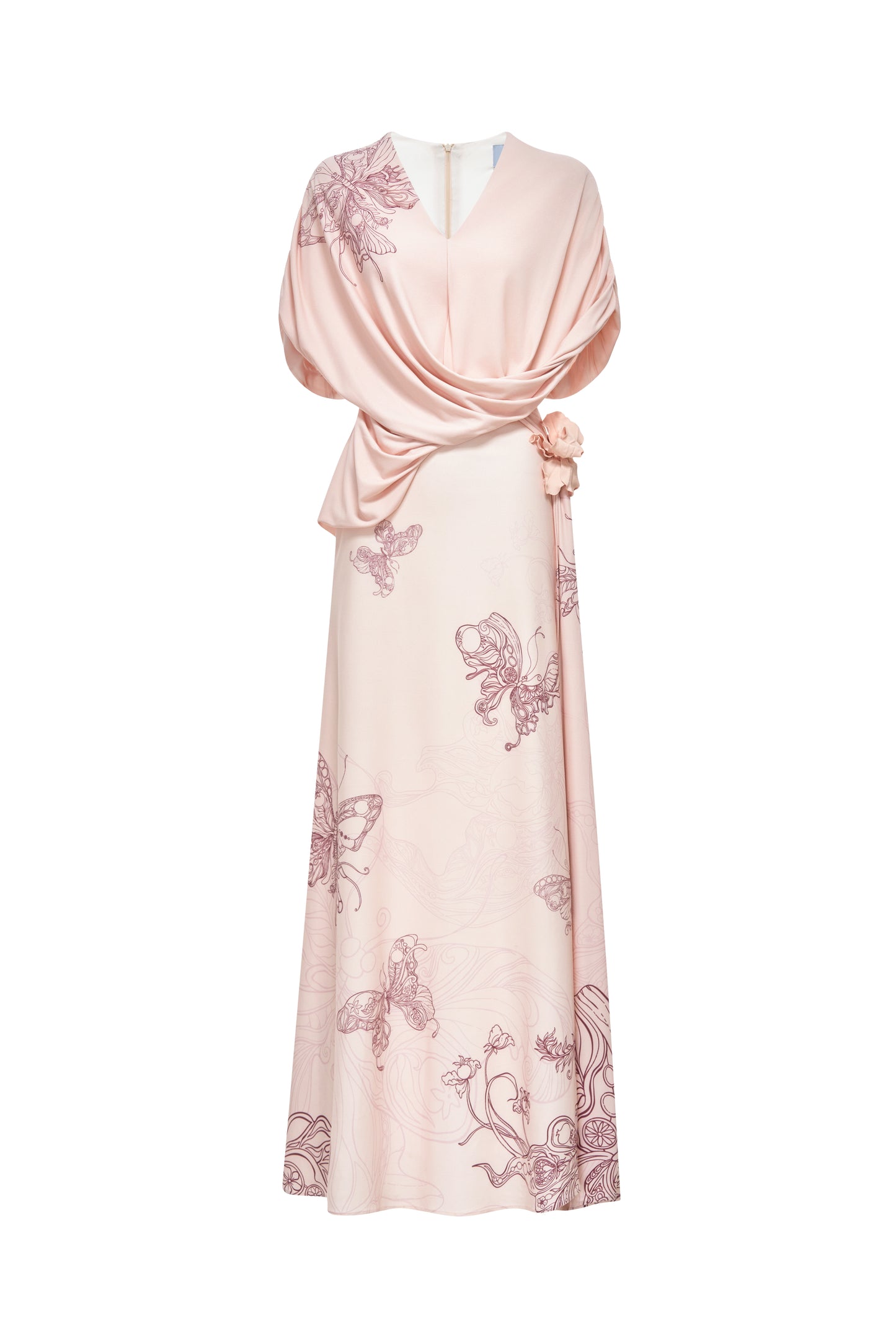 Amethyst Glow Fishtail Dress