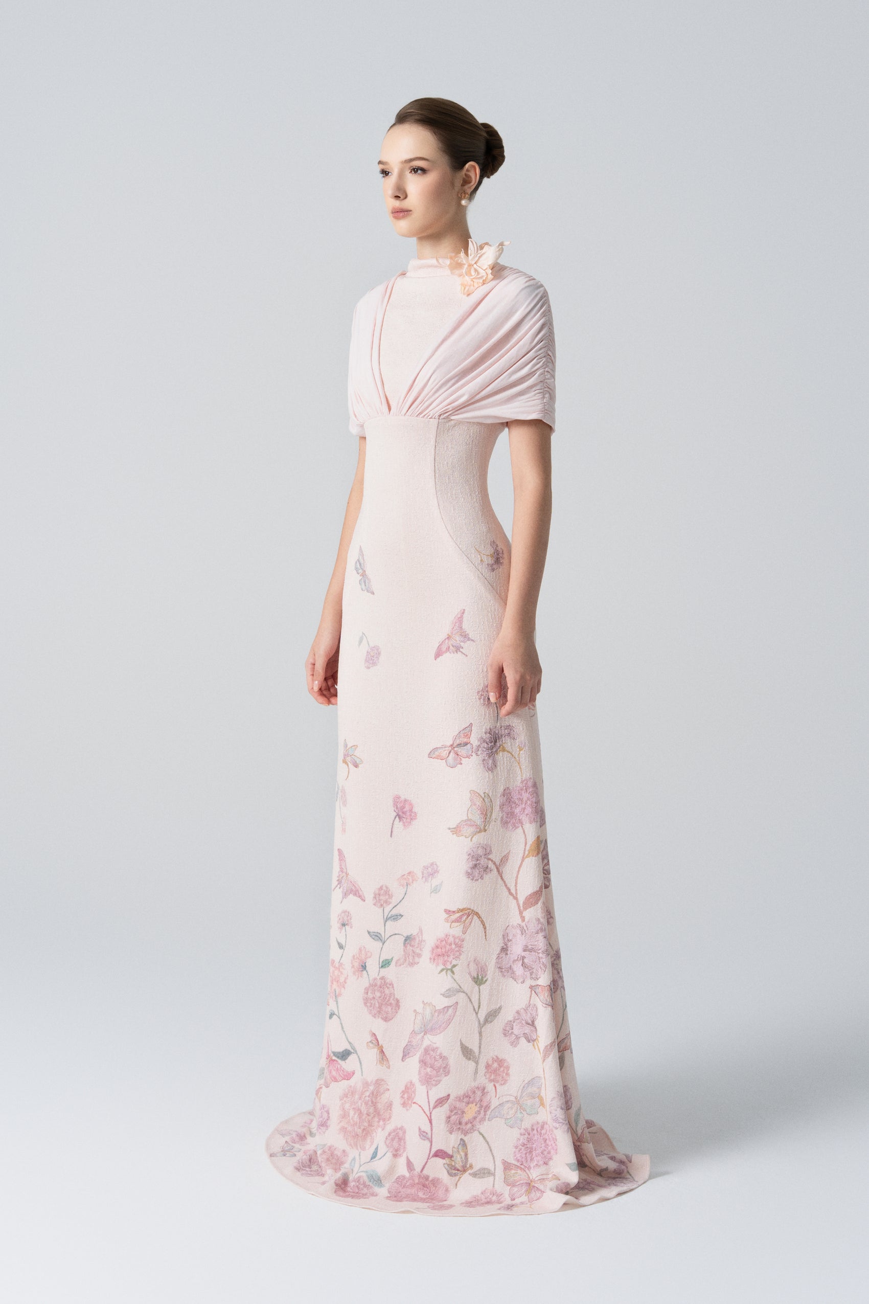 Petal Whisper Gown
