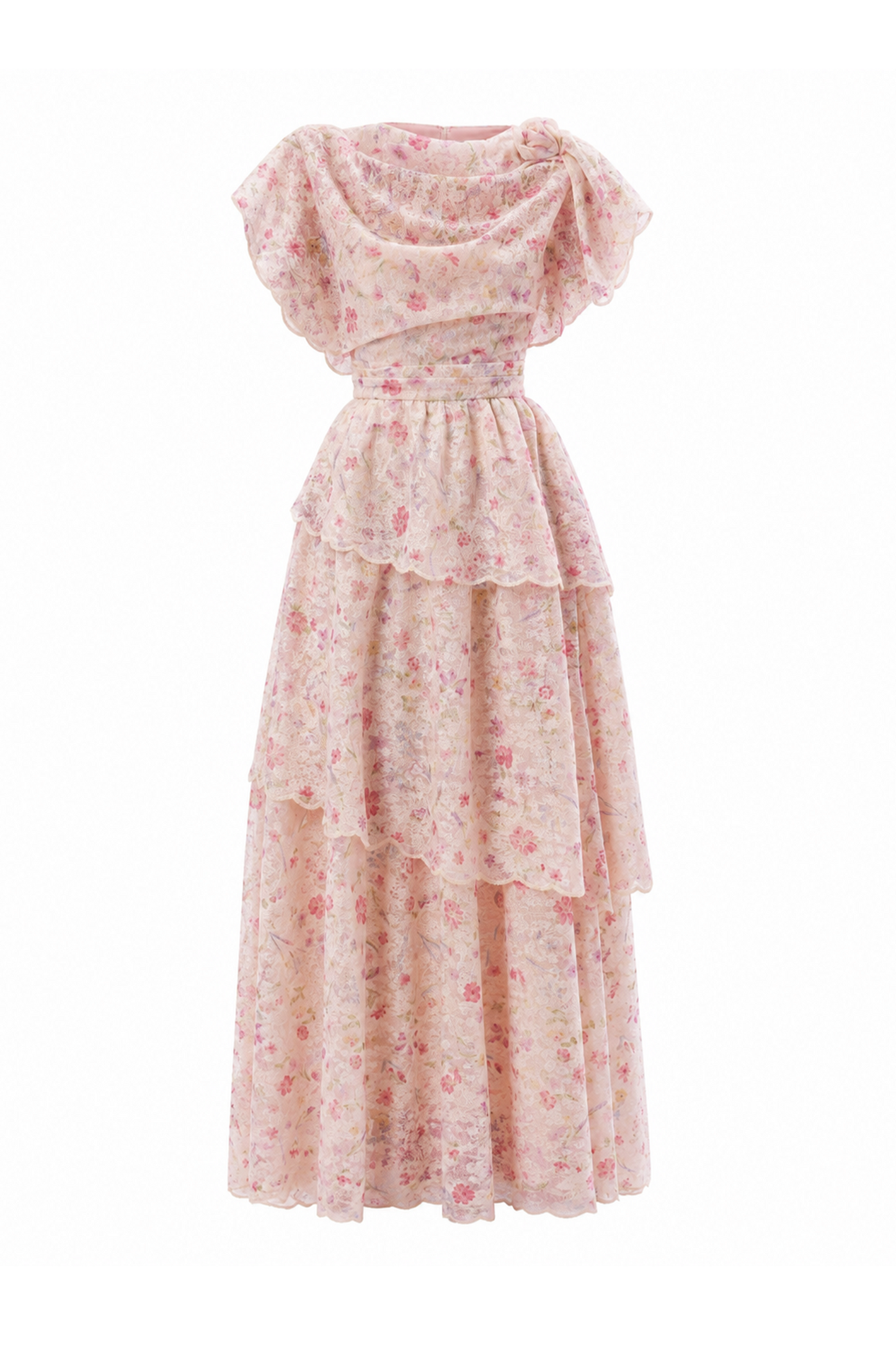 Floral Tiered Maxi Dress