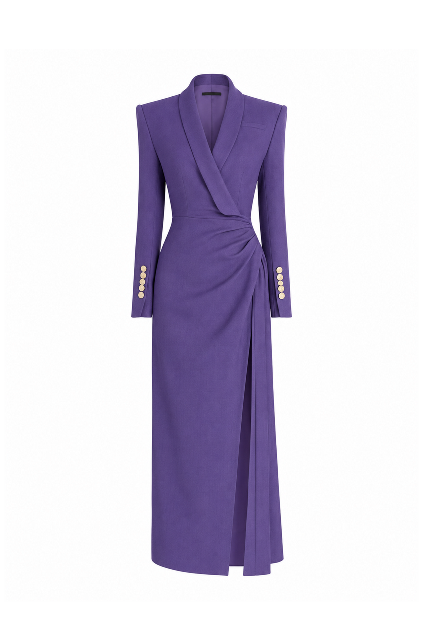 Vechery Asymetrical Collar Dress