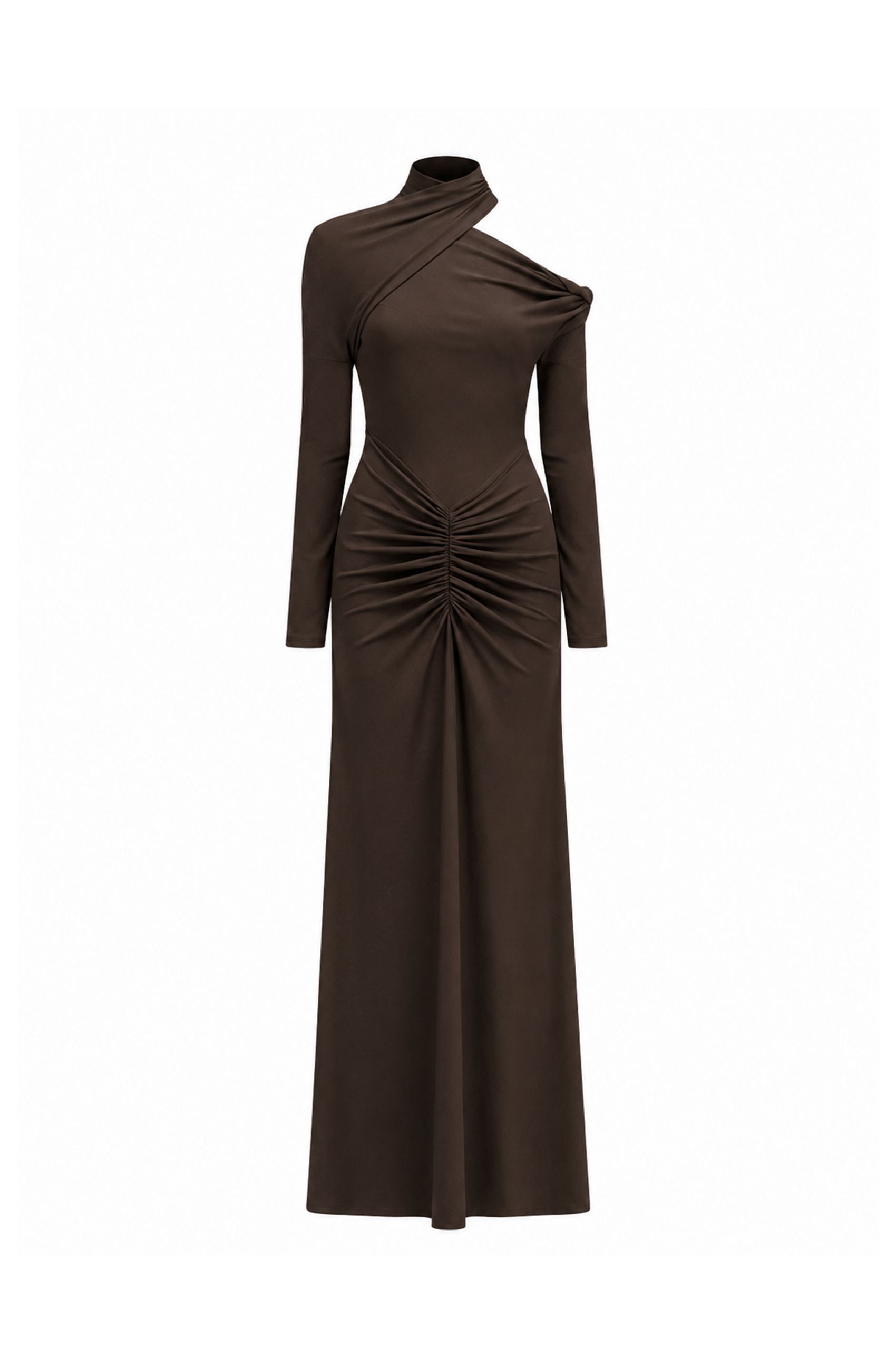Halter Draped Dress