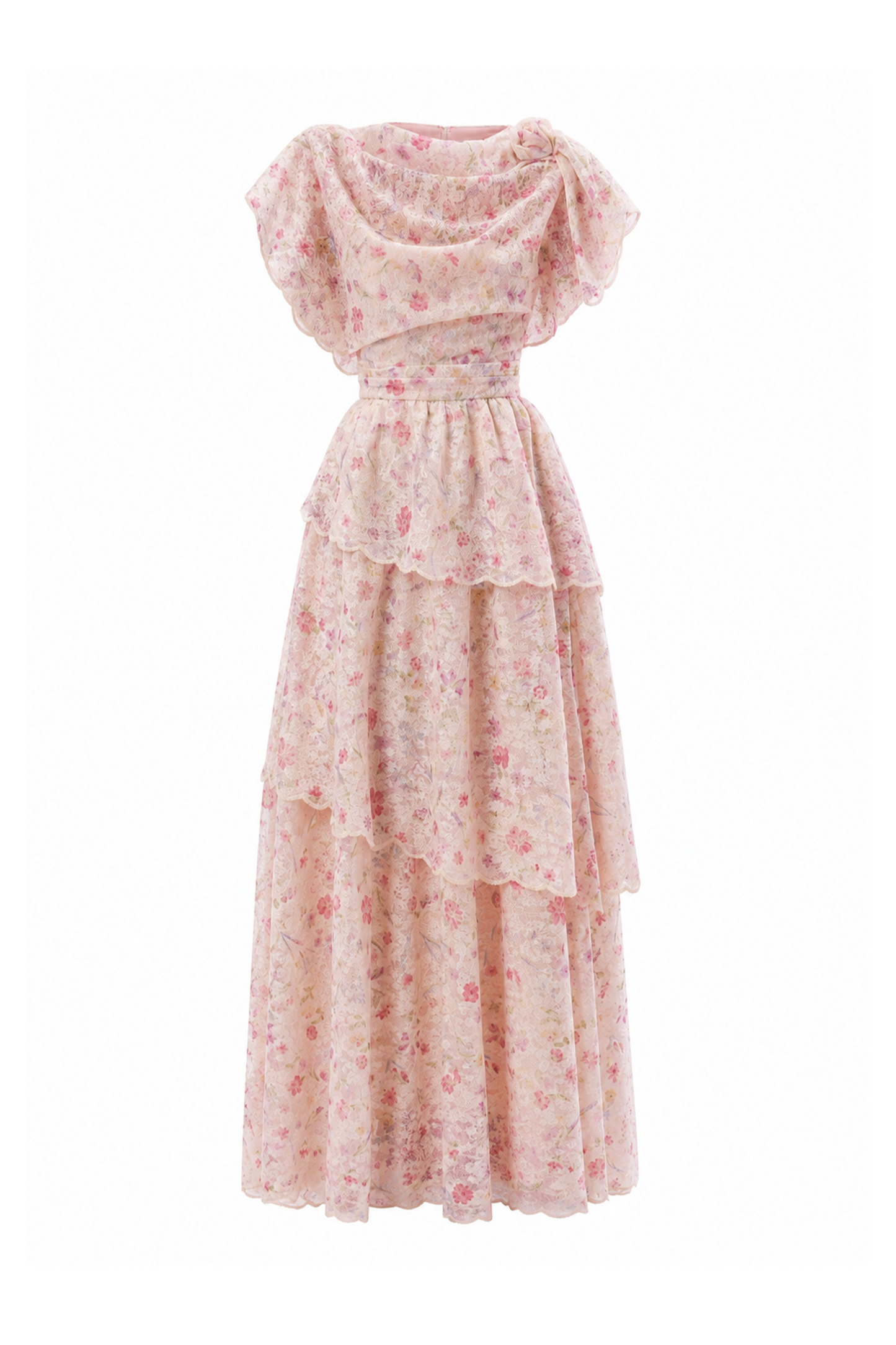 Floral Tiered Maxi Dress