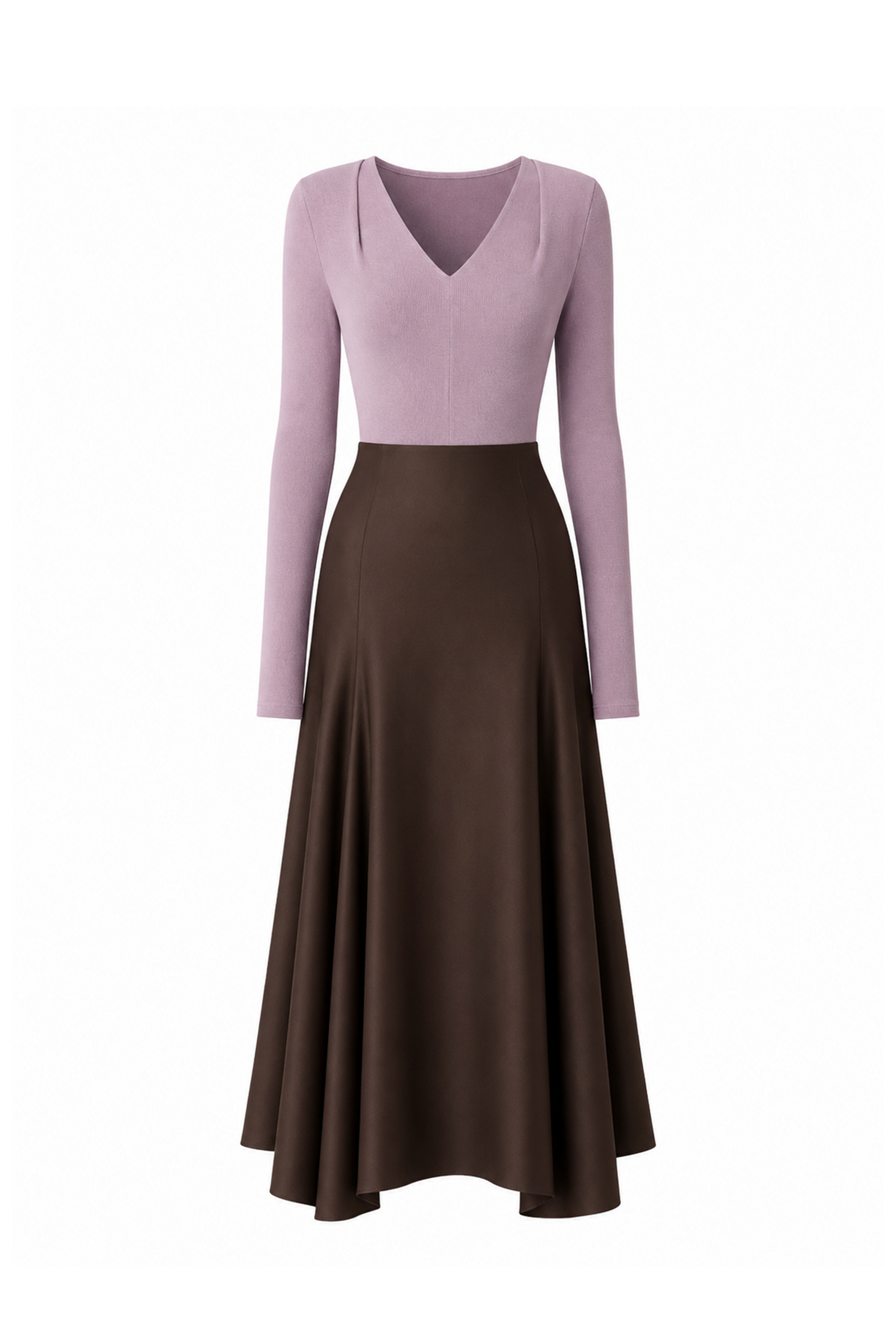 Double Knit Crepe Set with Skirt