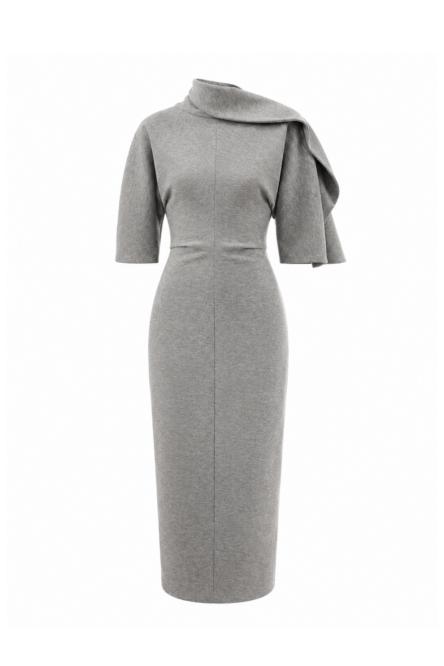 Grey Wrap Dress