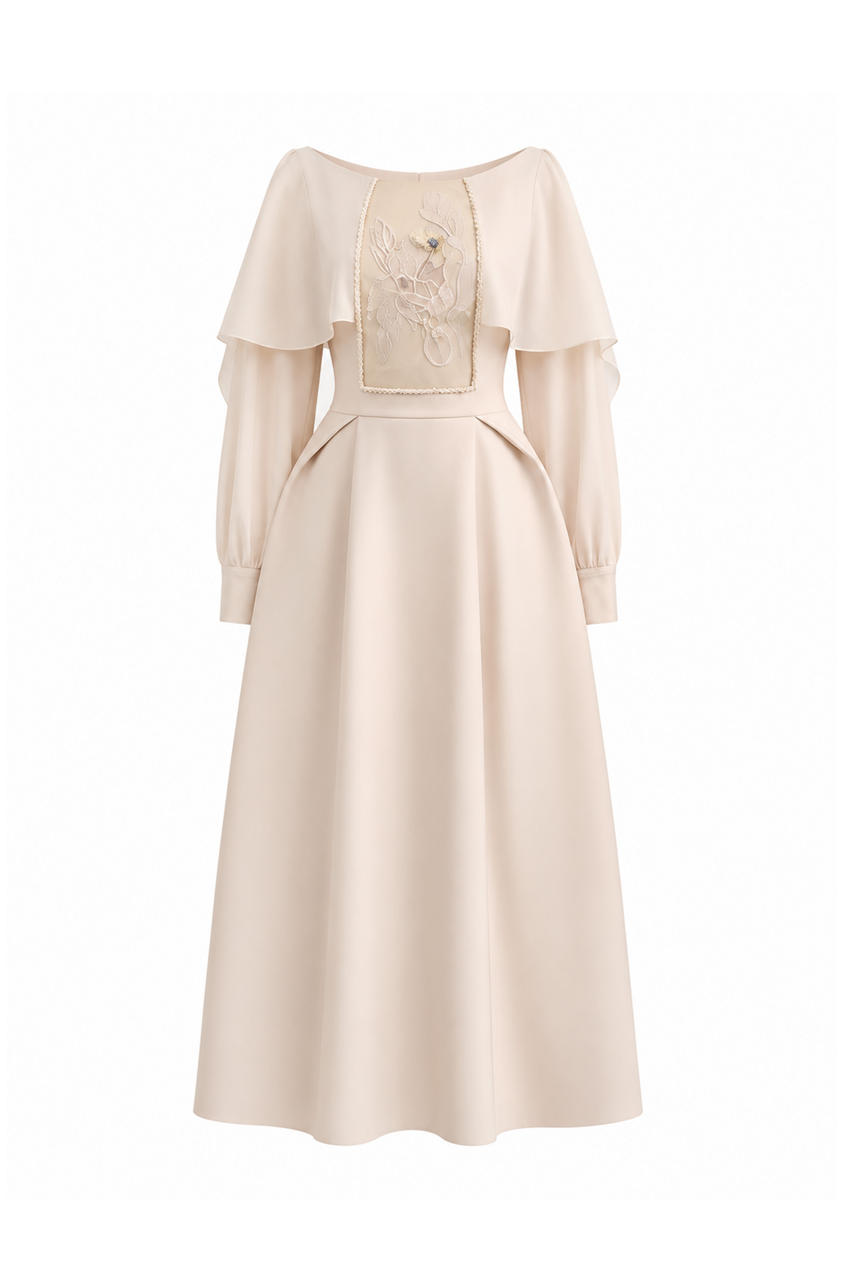 Pretty Embroidered 3D Dress