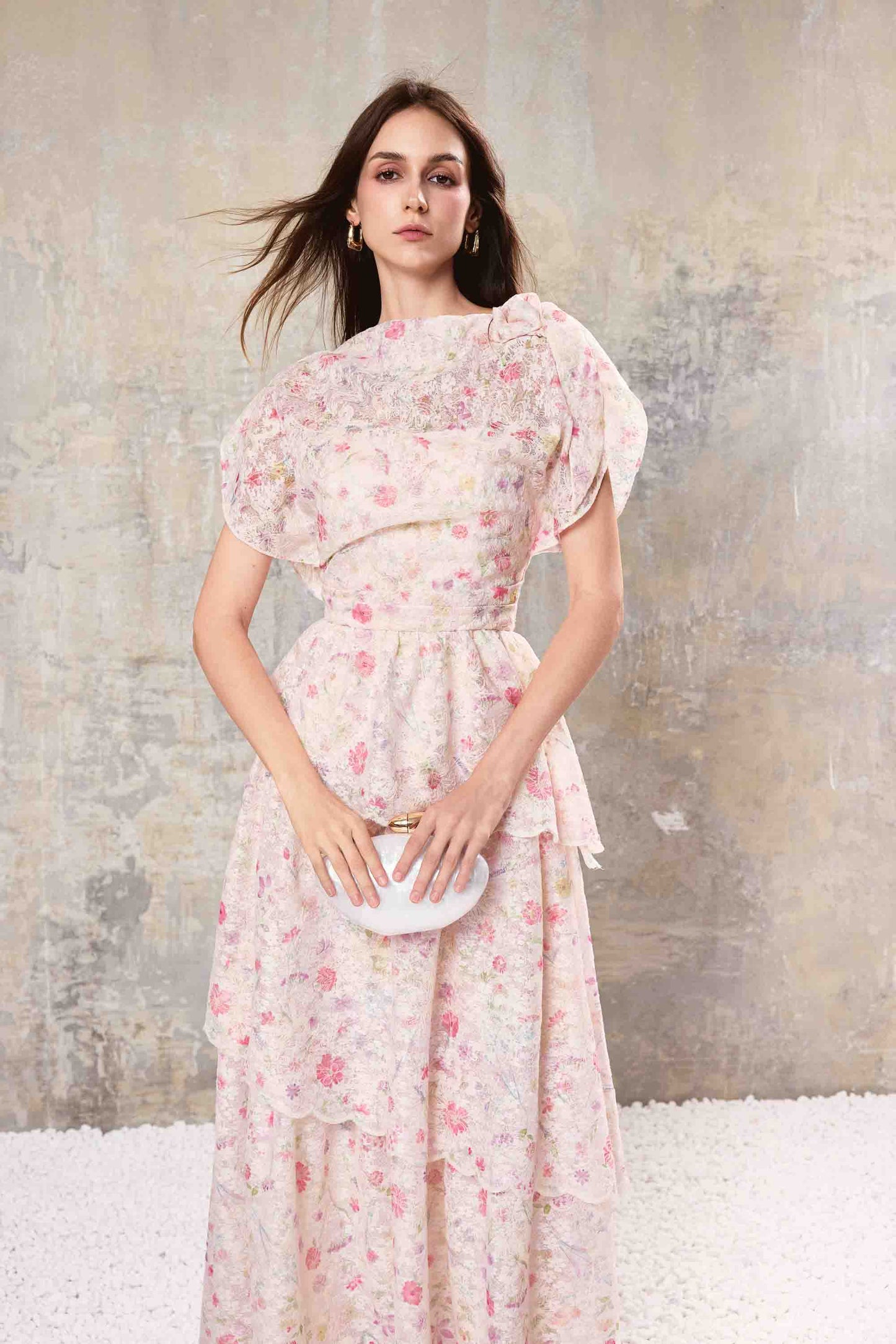 Floral Tiered Maxi Dress