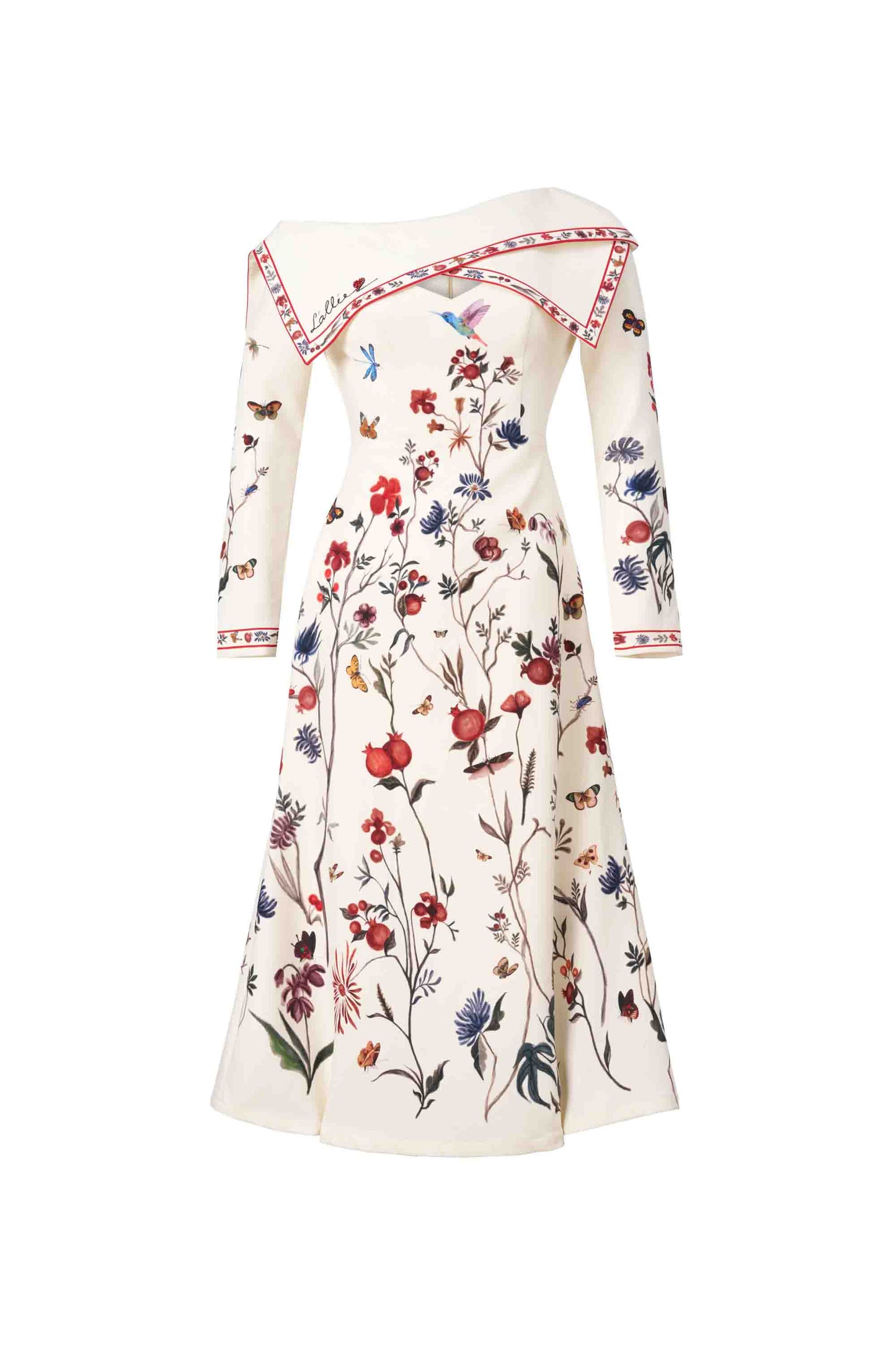 Elegant Letter Flower Dress