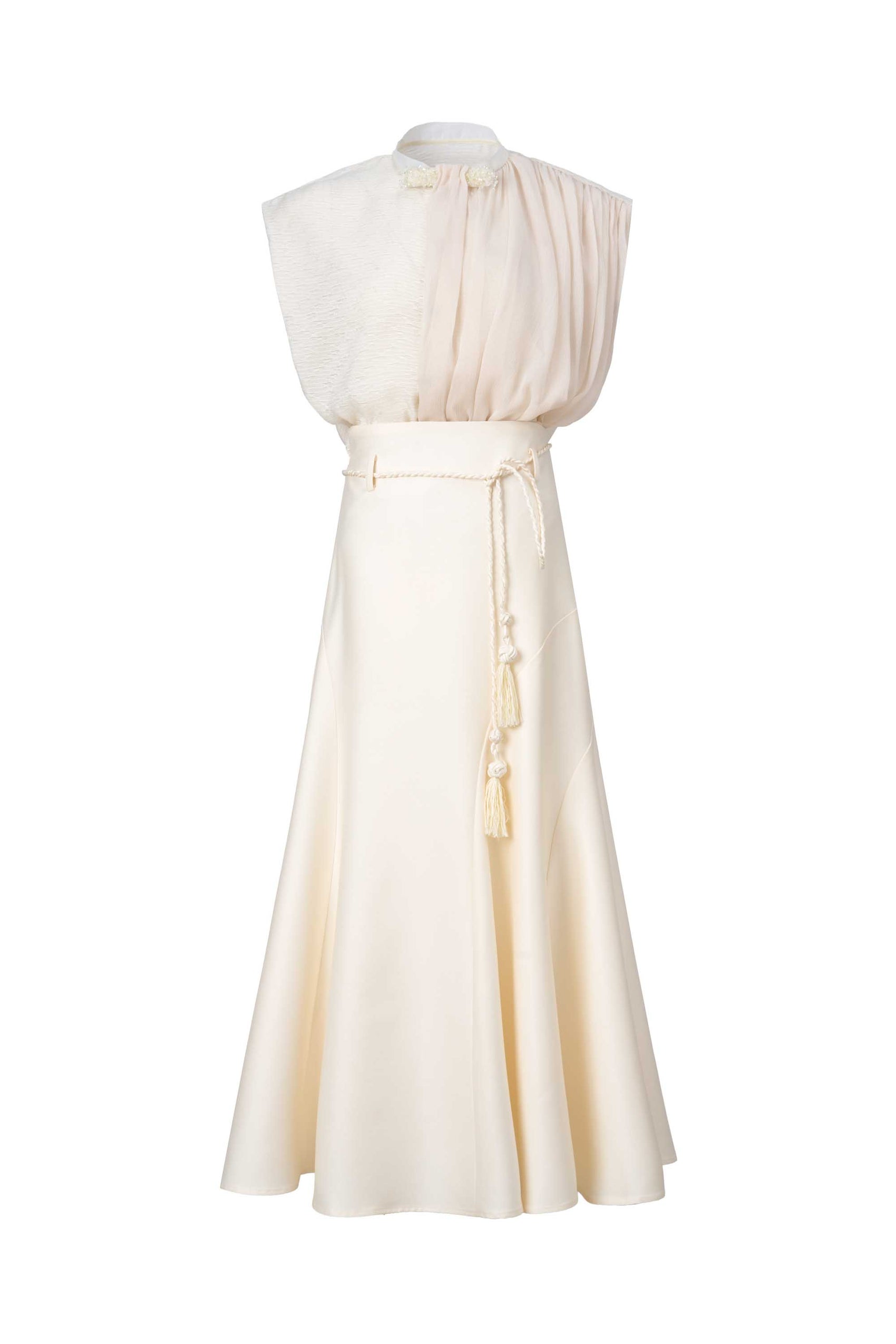 Draped Sleeveless Set Design