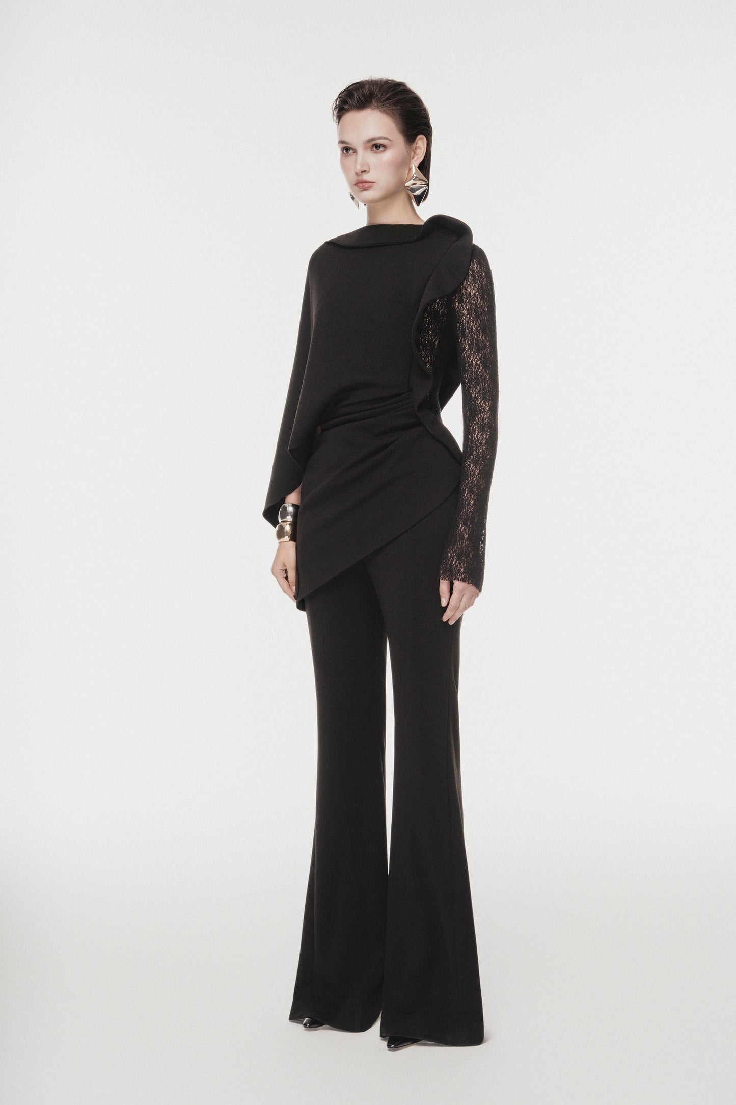 Floral Lace Couture Set