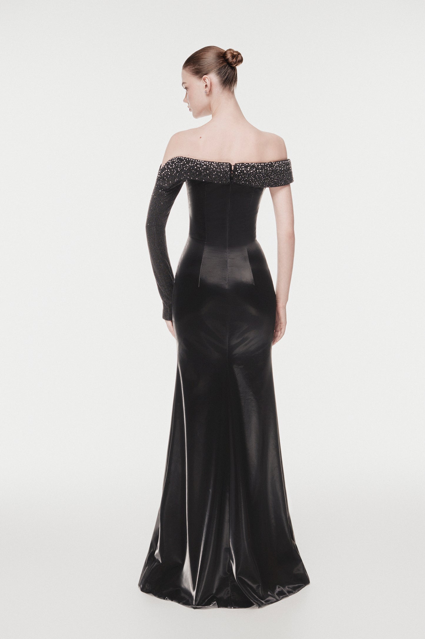 Asymmetric Mermaid Evening Gown