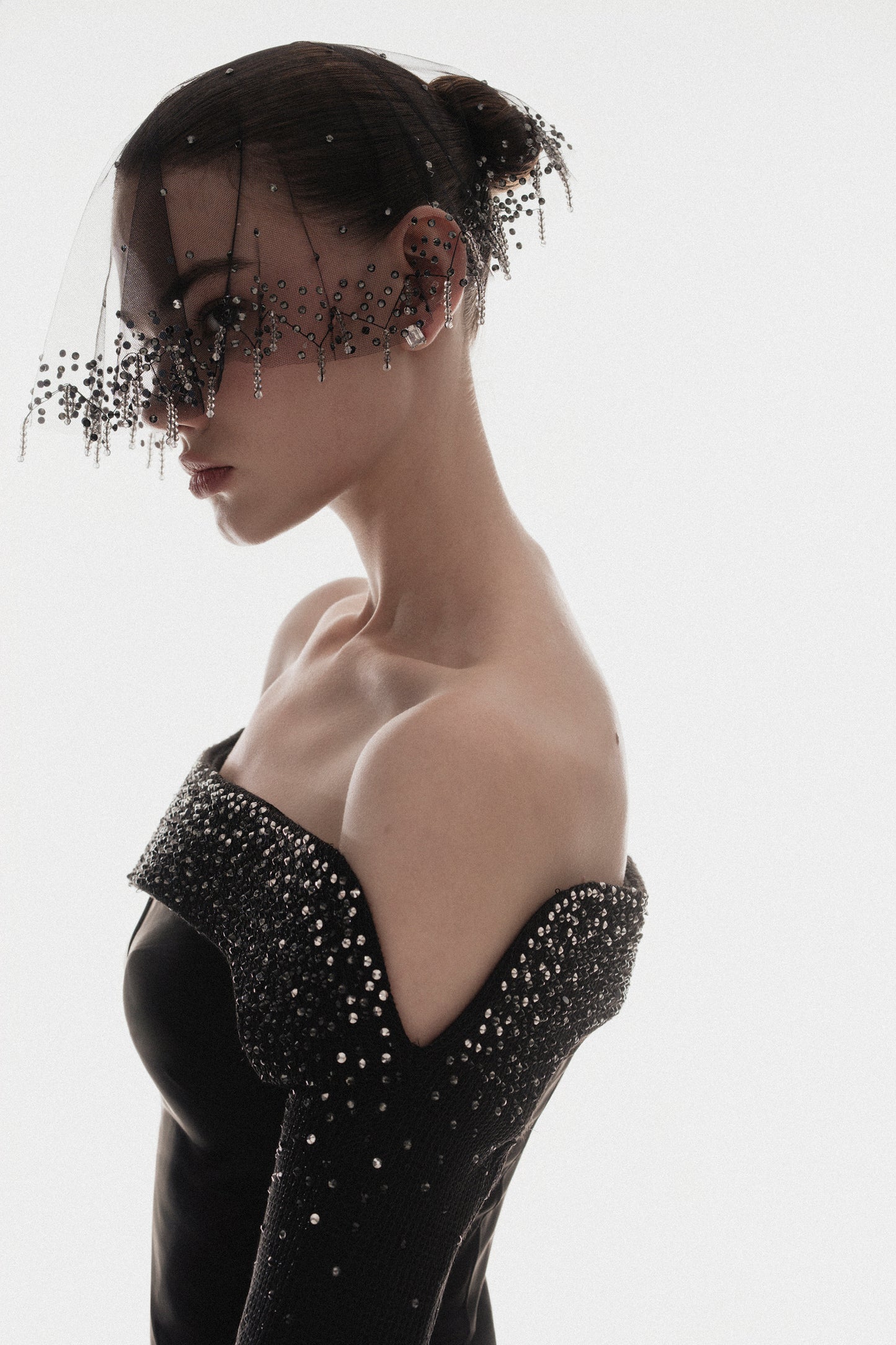 Asymmetric Mermaid Evening Gown