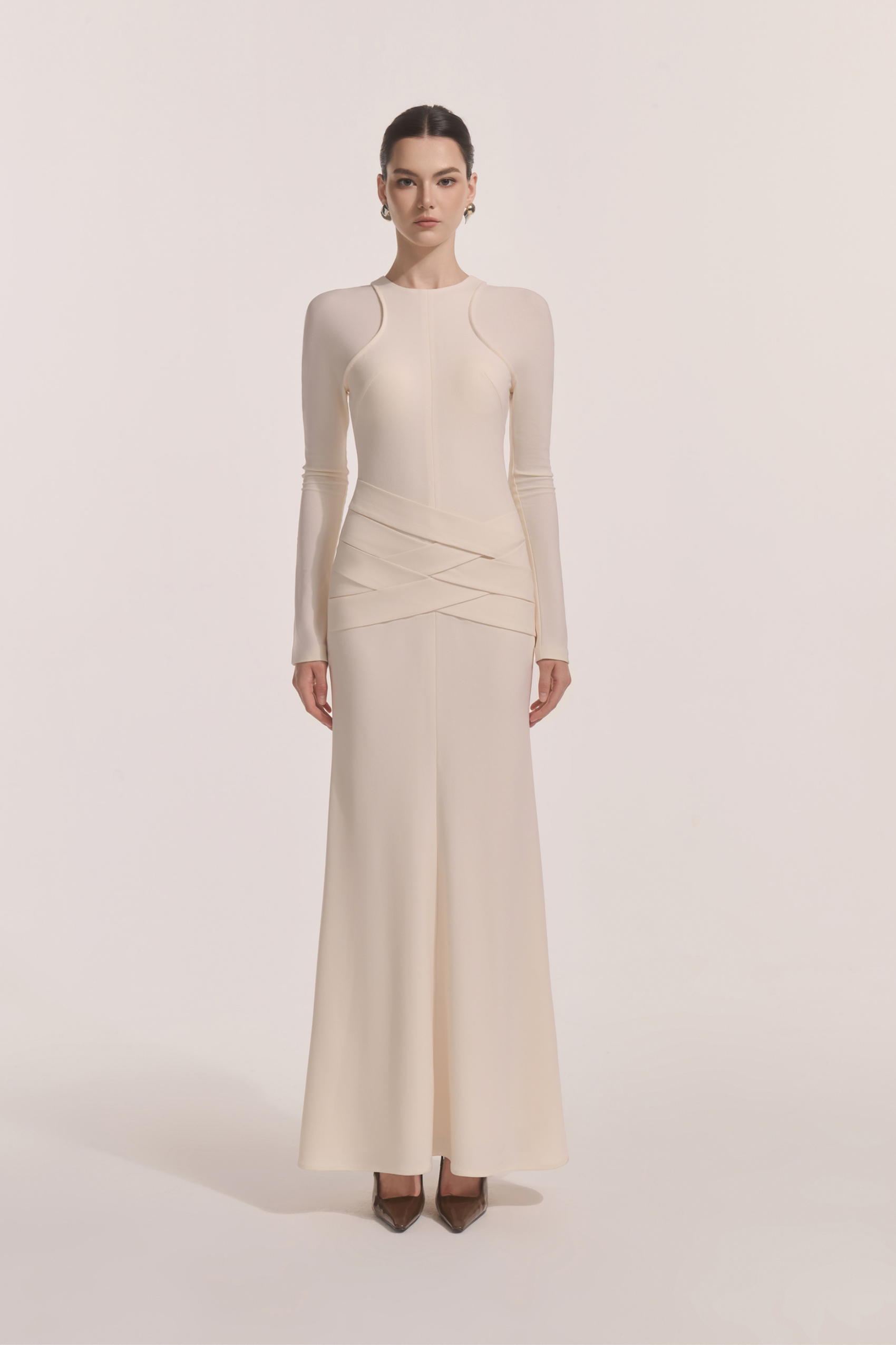 Nyra Lace-Up Midi