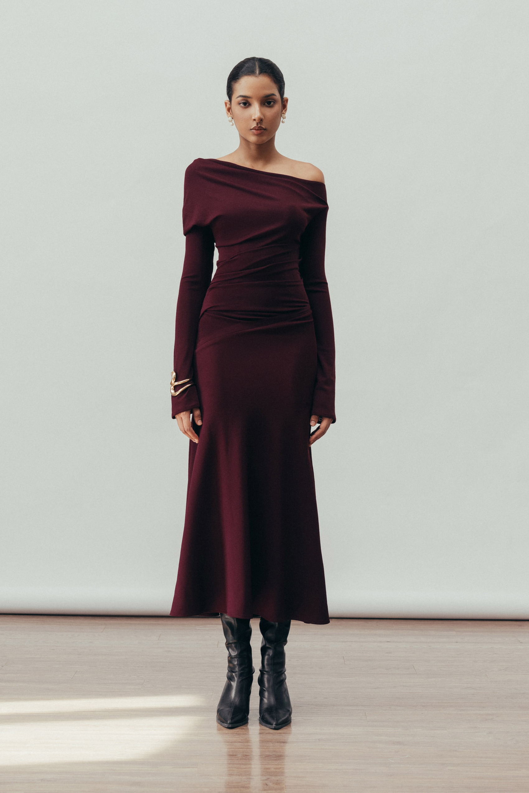 Vega Draped Dress