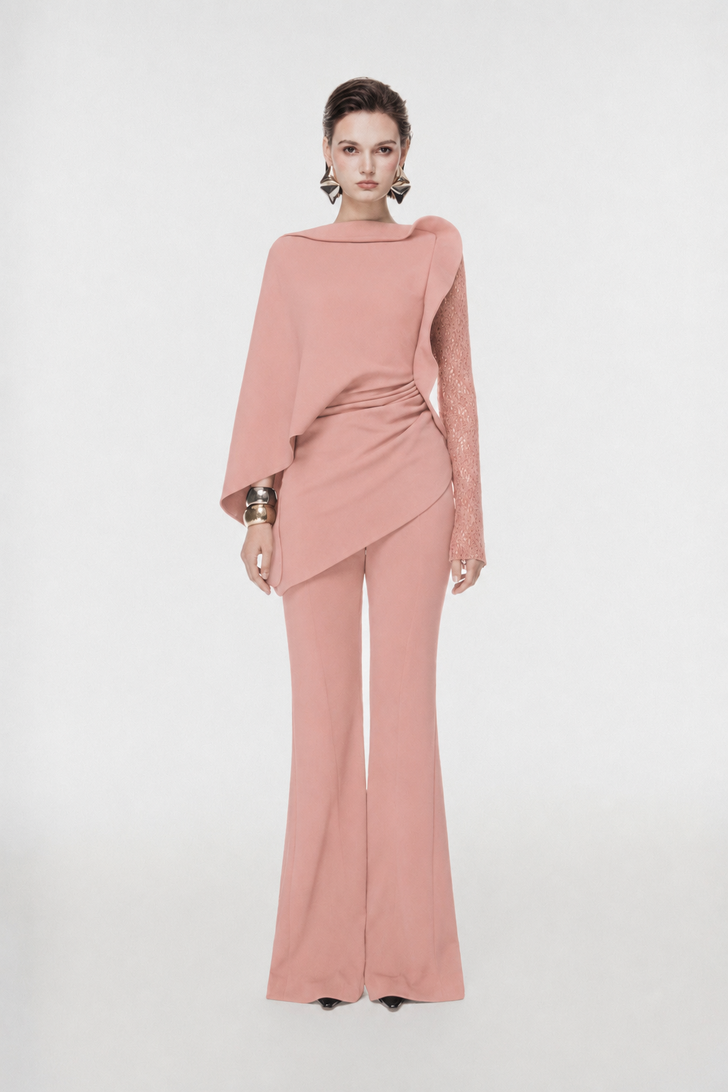 Floral Lace Couture Set