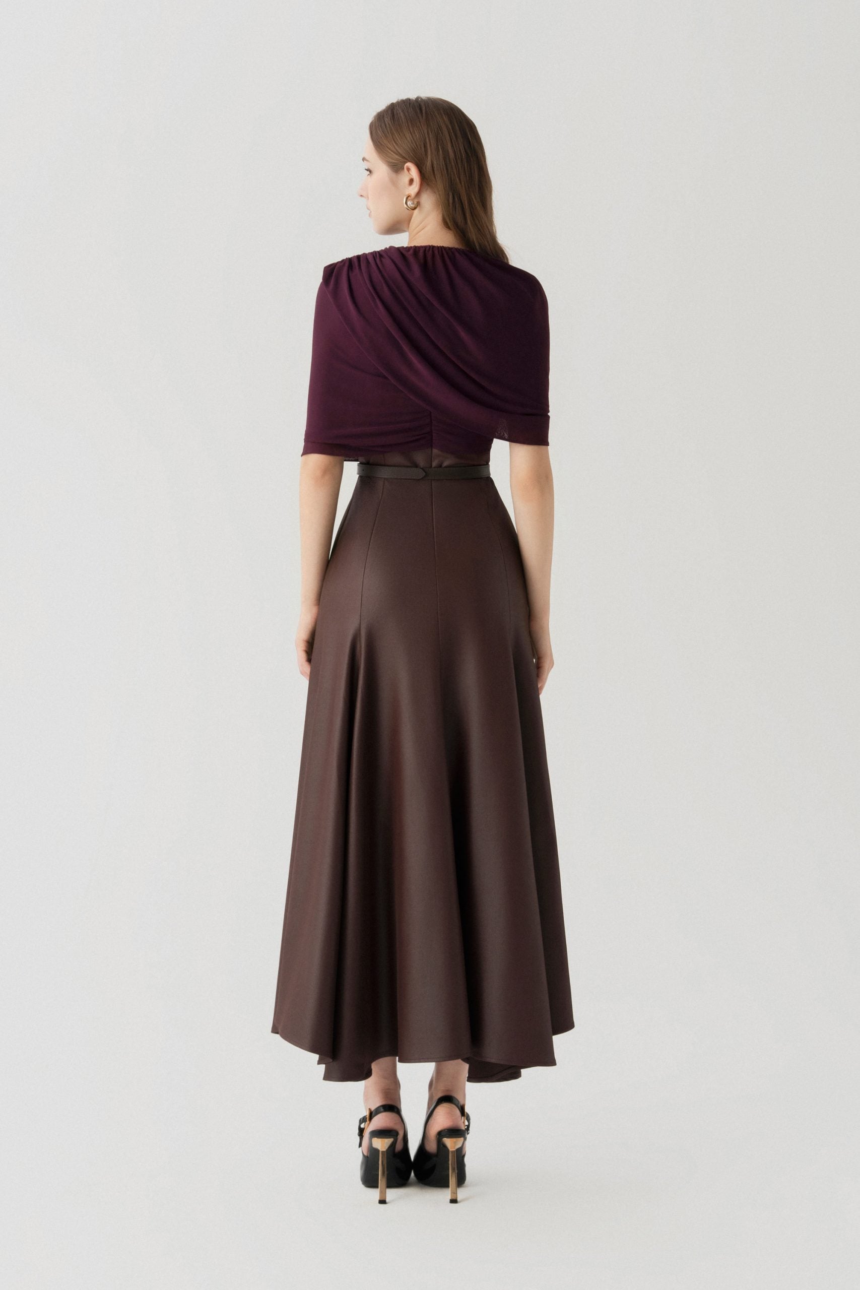 Bordeaux Flow Dress image 2