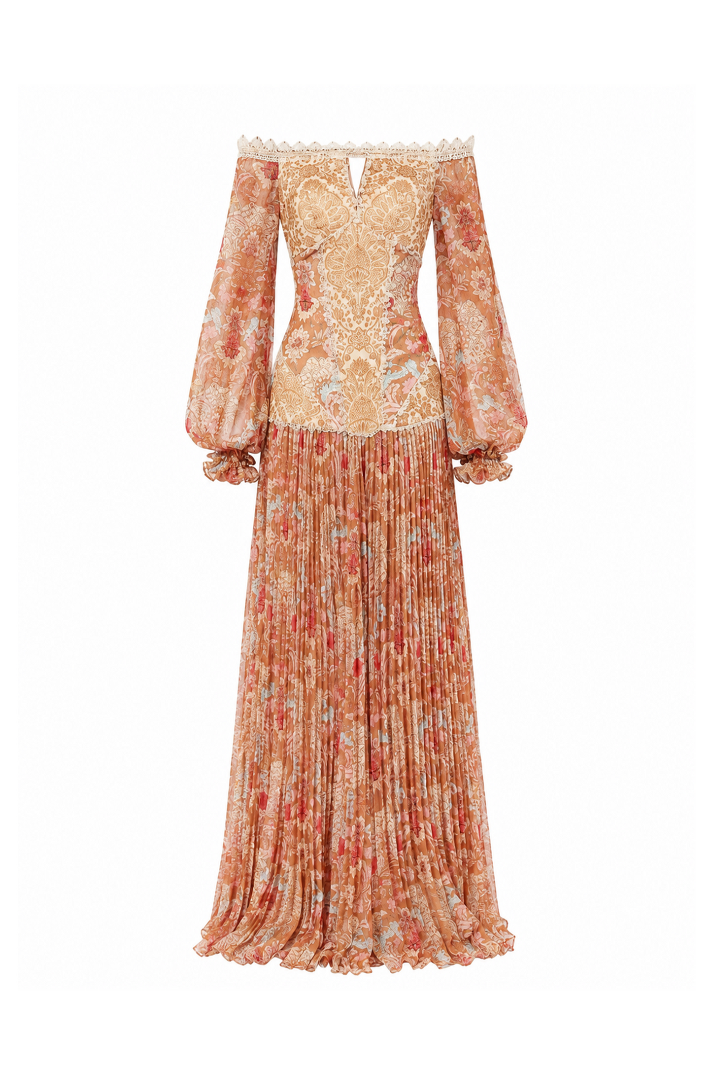 Off Shoulder Baroque Dress