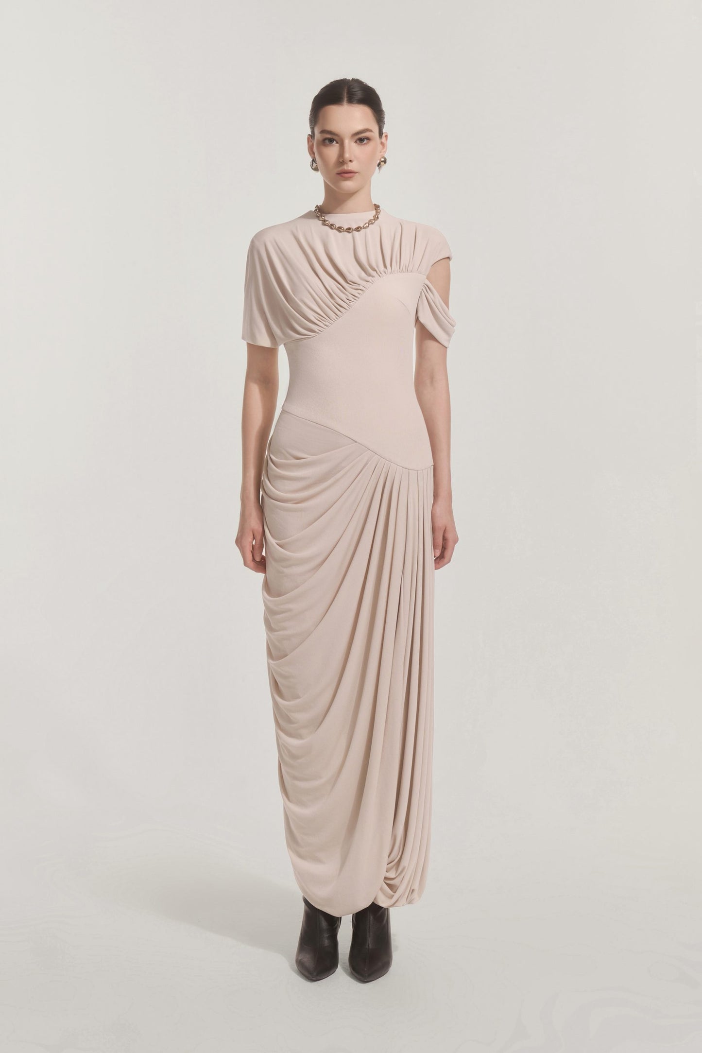 Eris Corset Dress in Coconut Cream image 0